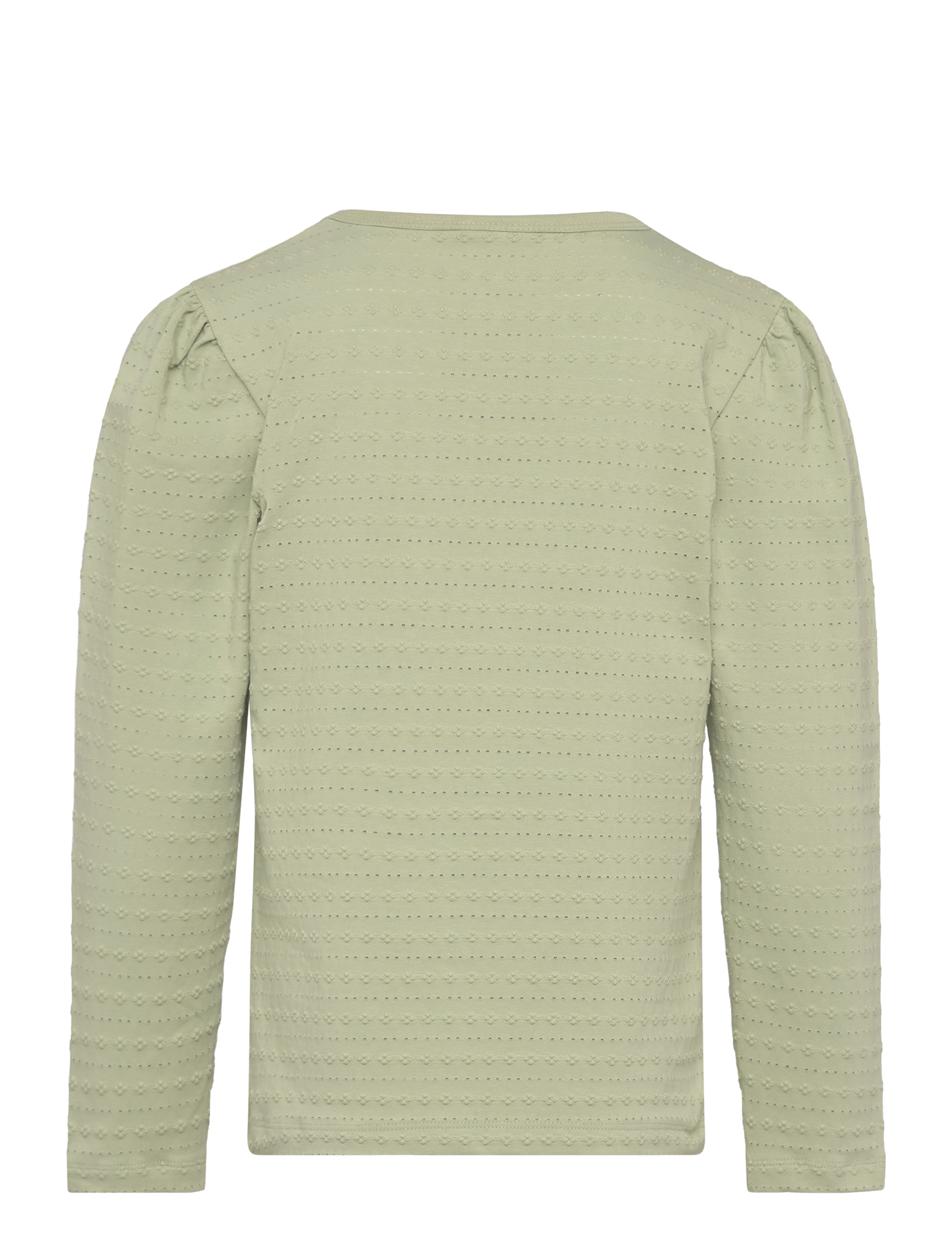 Minymo - T-shirt LS Jaquard - reseda - 1