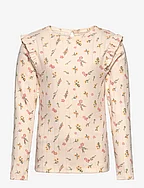 T-shirt LS AOP Pointell - PINK CHAMPAGNE