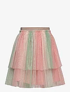 Skirt w. Glitter - PEACH BEIGE