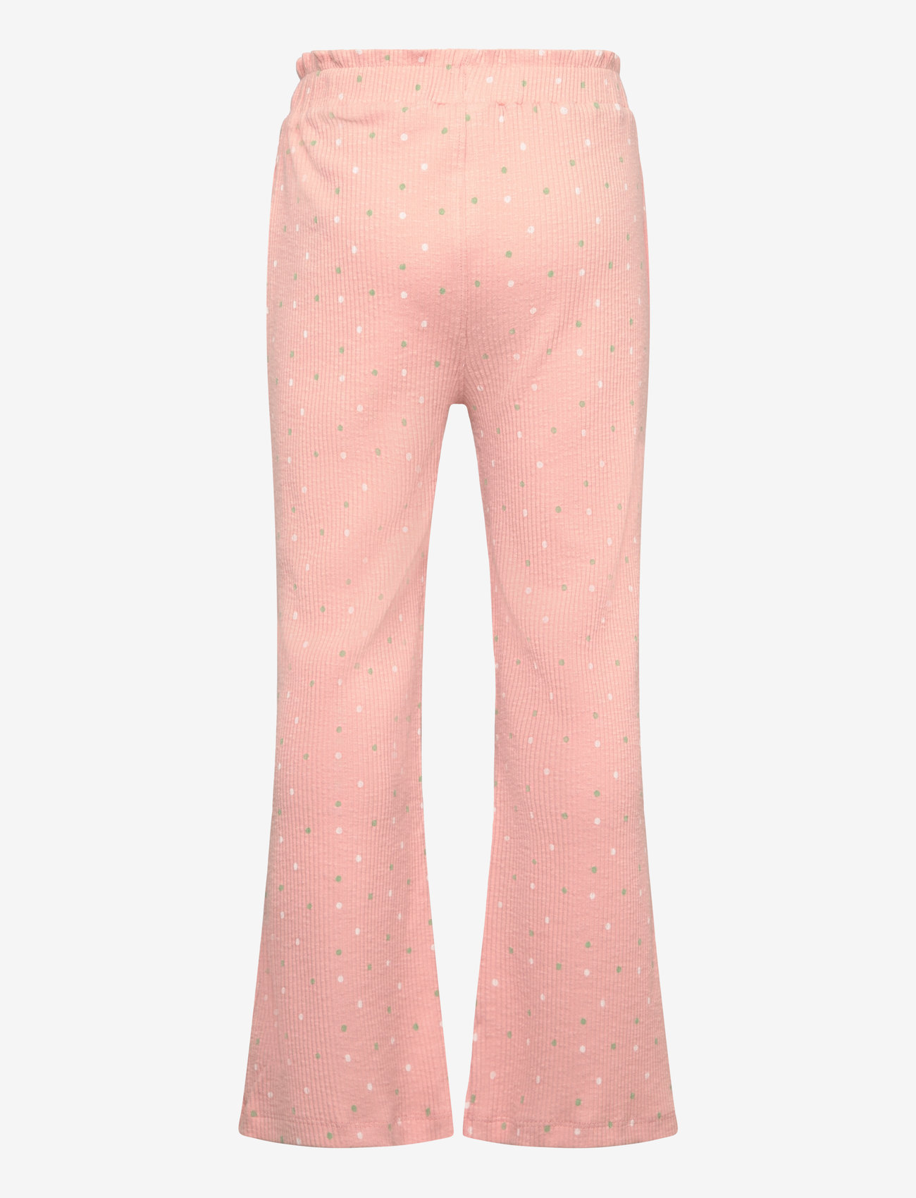 Minymo - Pants AOP Rib - peach beige - 1