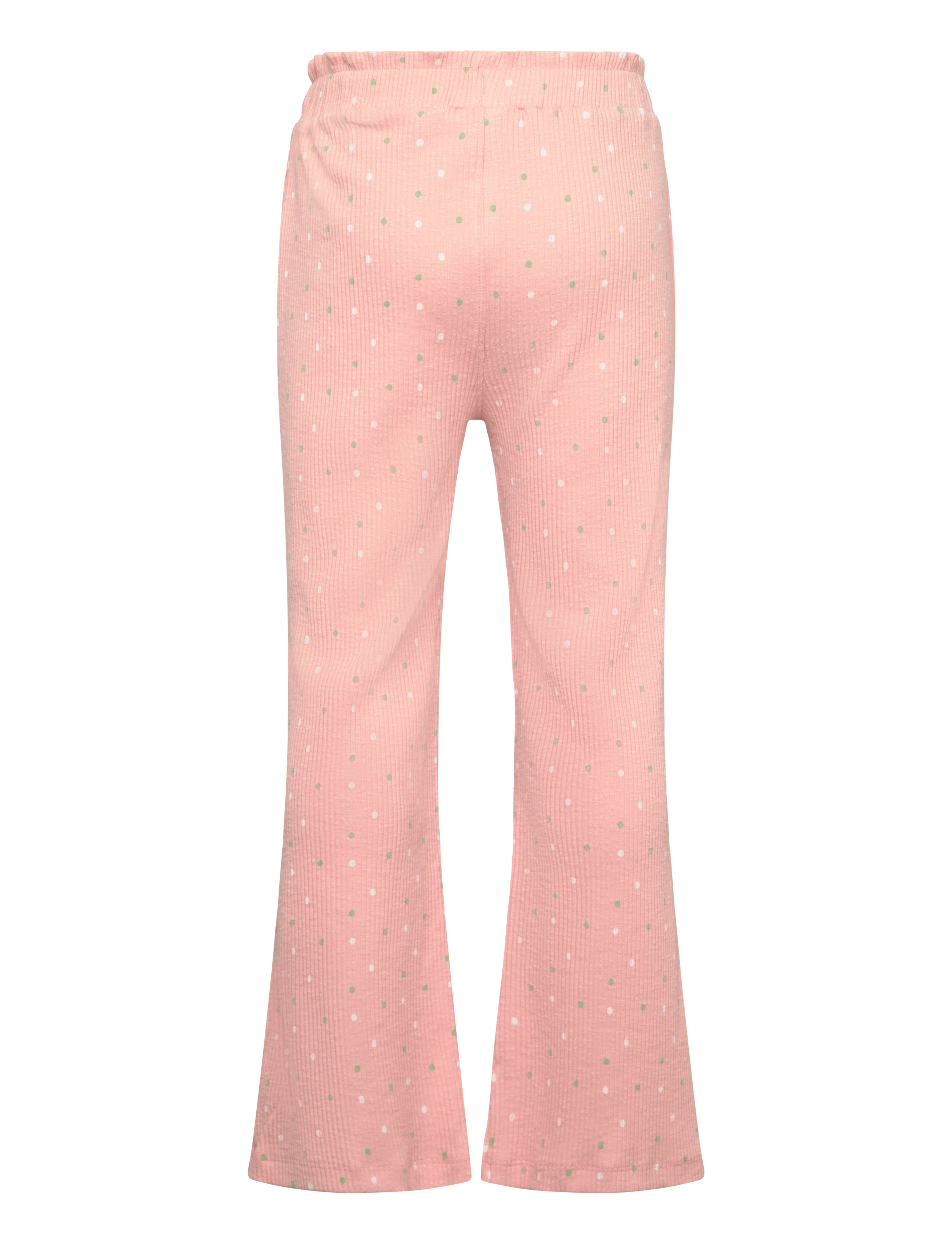 Minymo - Pants AOP Rib - peach beige - 1