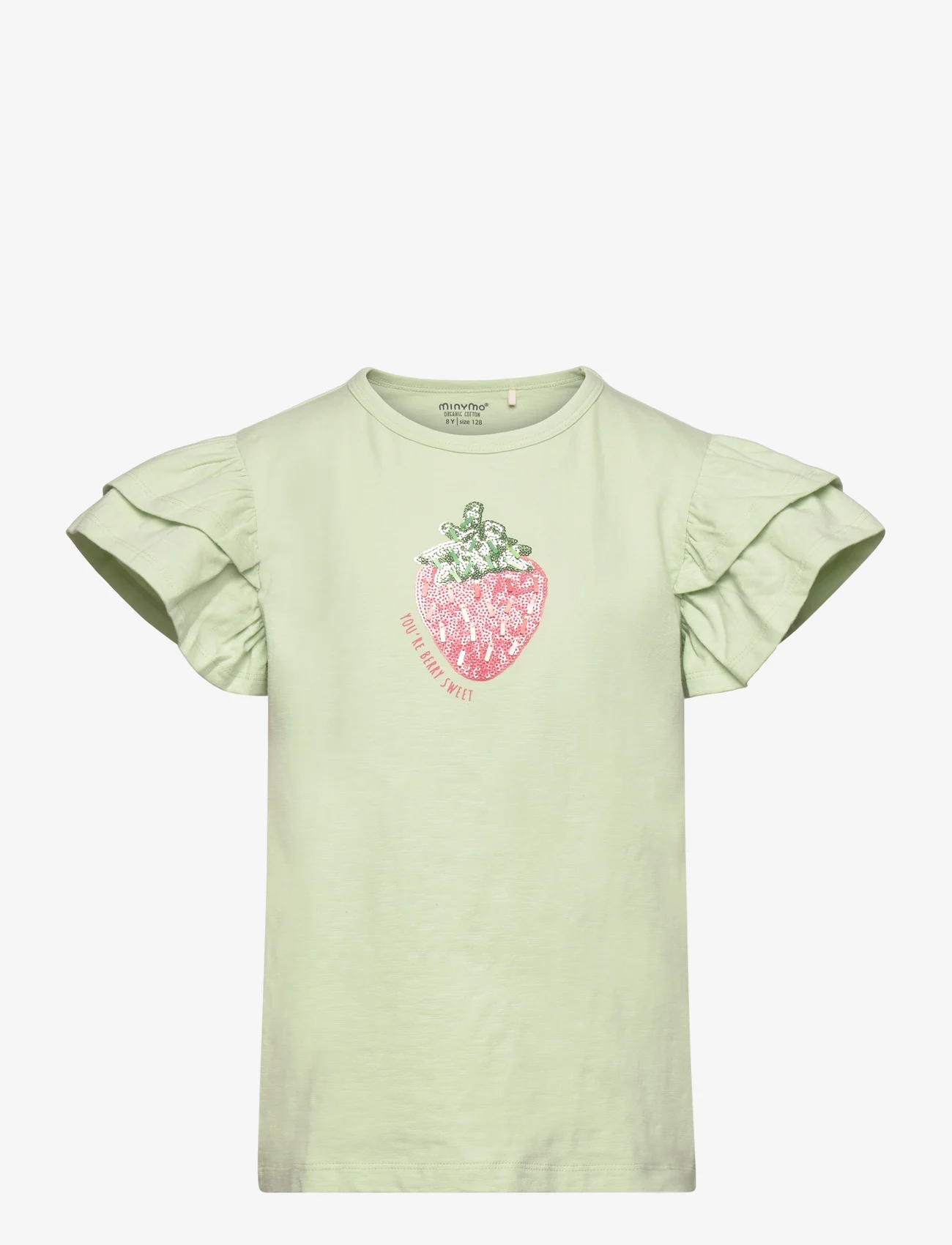 Minymo - T-shirt SS - kortärmade t-shirts - seacrest - 0