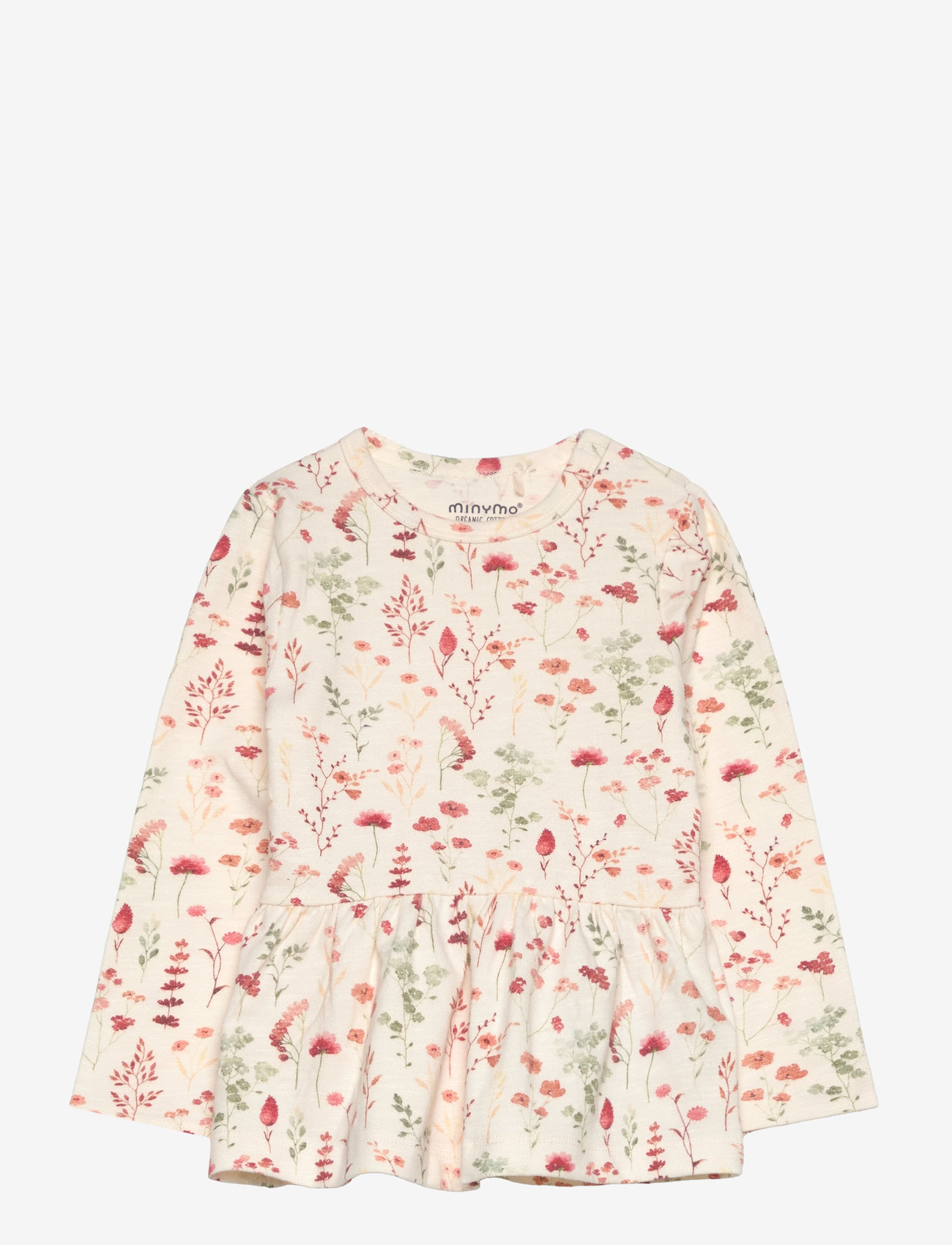 Minymo - Tunic LS AOP - eggnog - 0