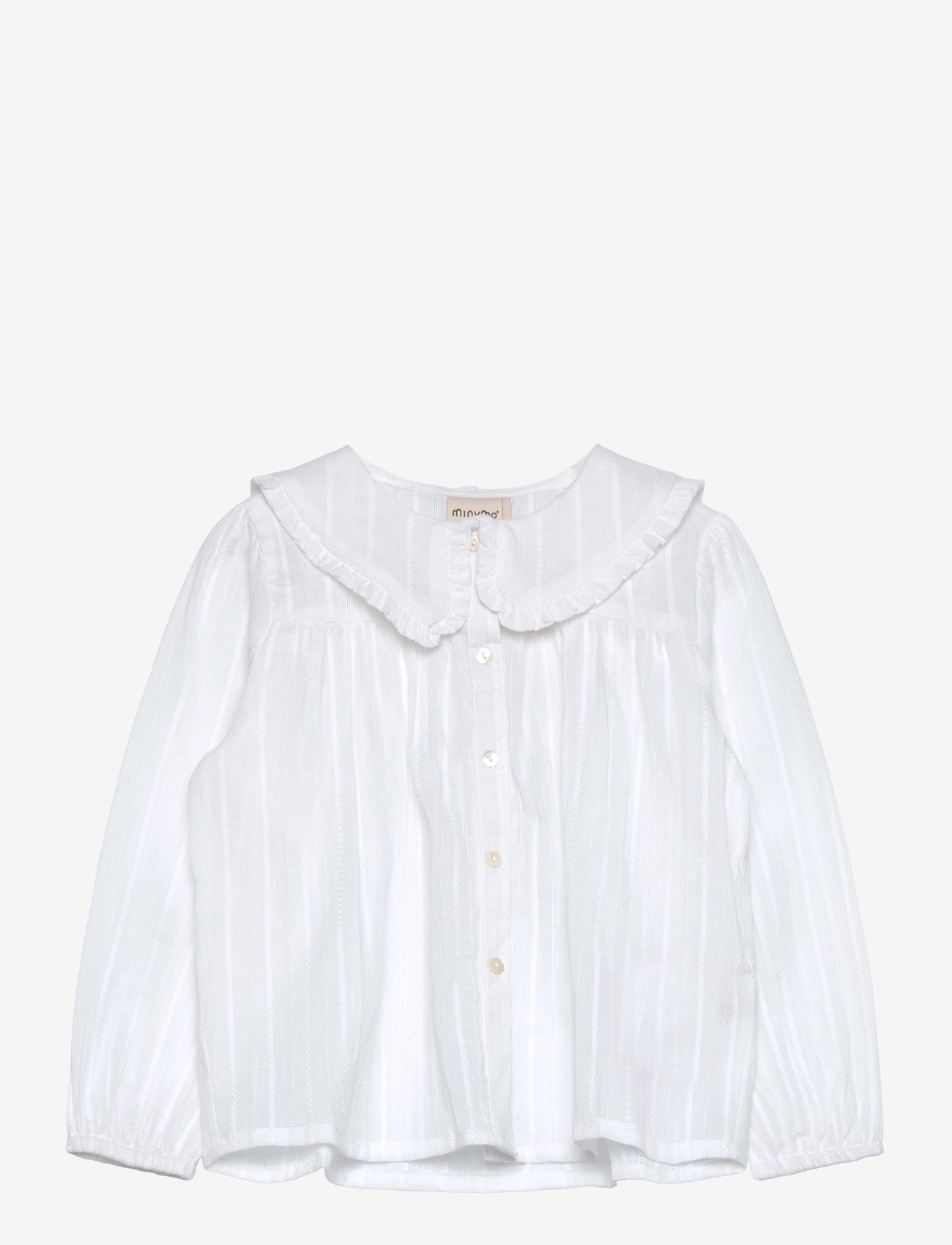 Minymo - Shirt LS - bright white - 0
