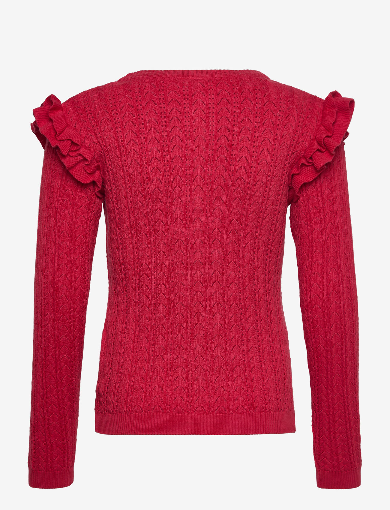 Minymo - Knit Cardigan LS - tomato puree - 1