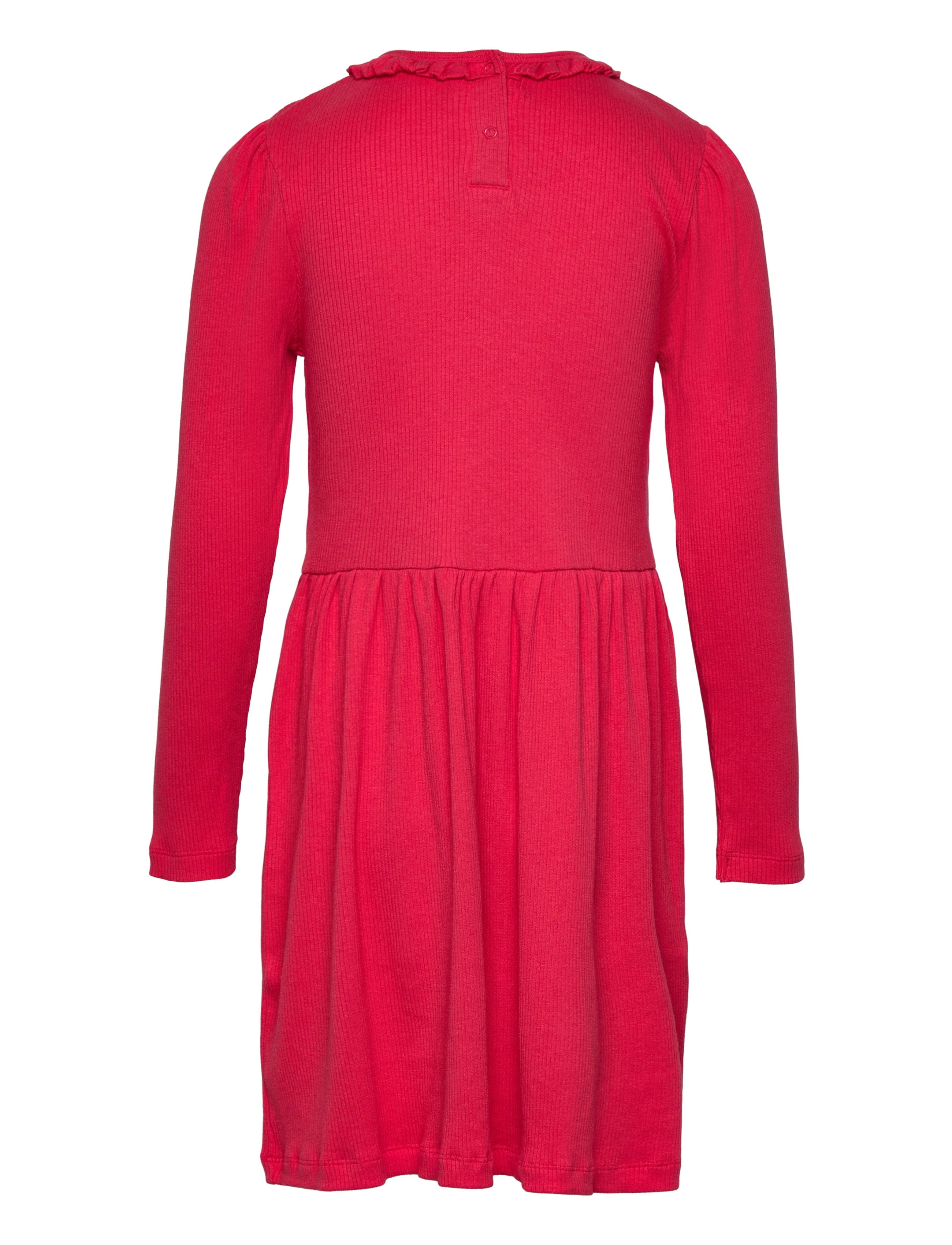 Minymo - Dress LS Rib - tomato puree - 1