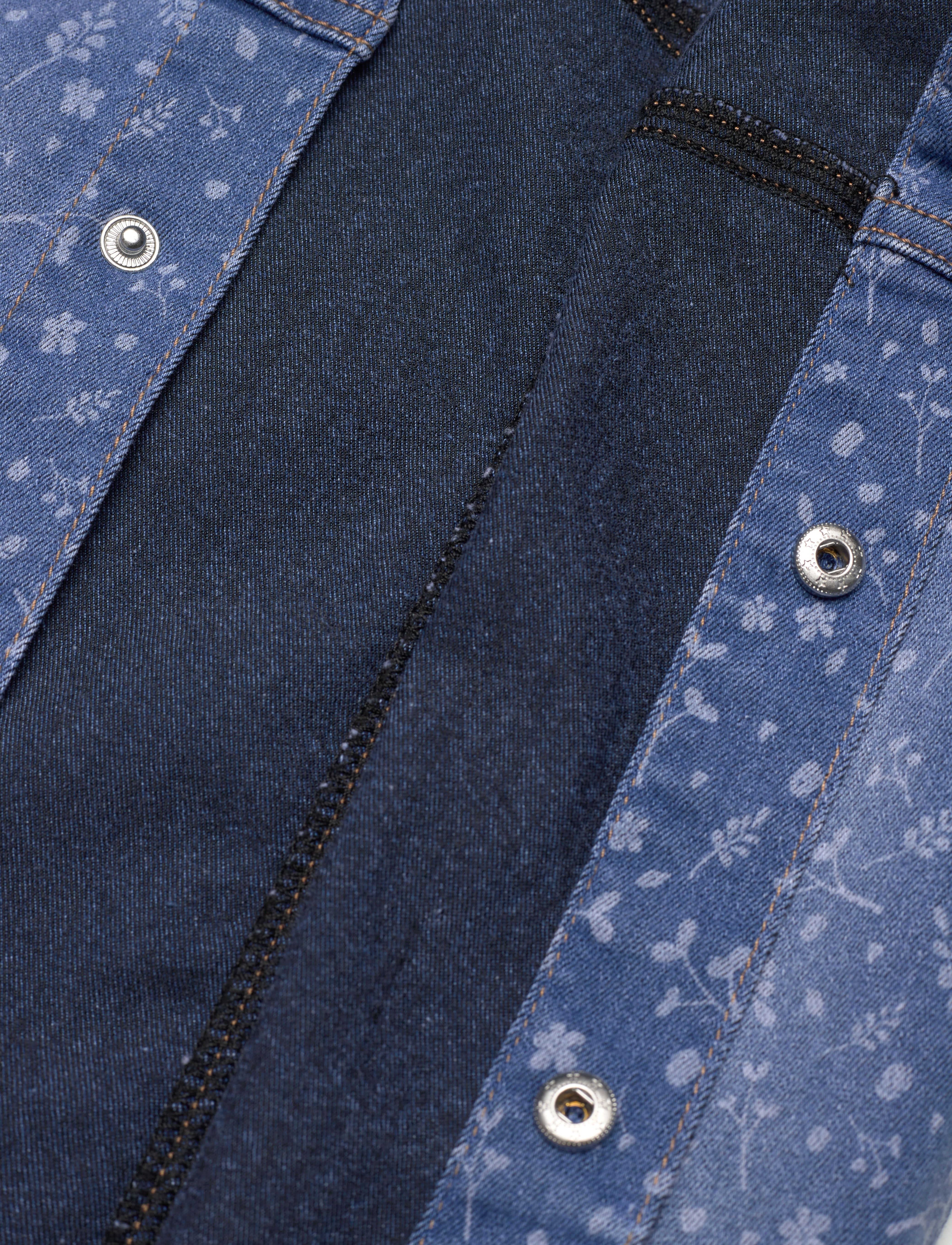 Minymo - Jacket AOP Denim - china blue - 3