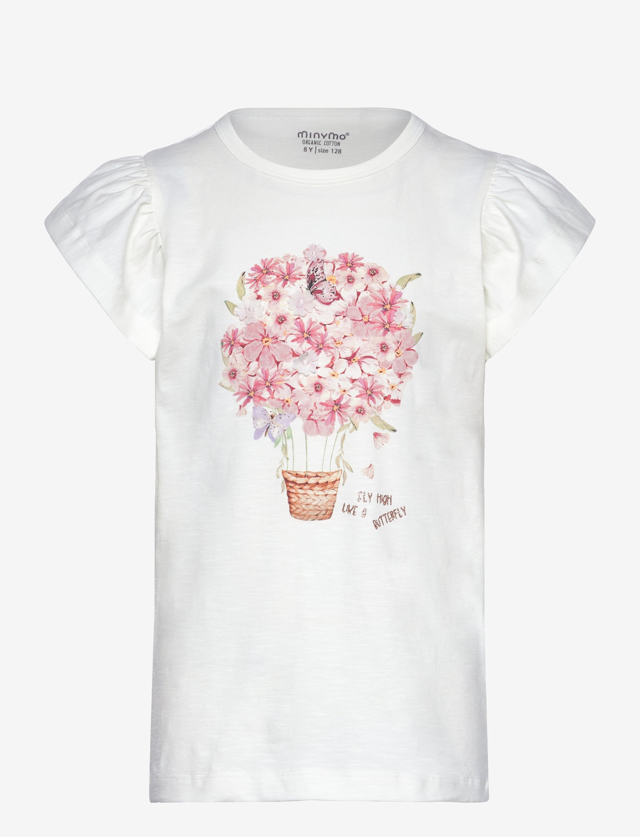 Minymo - T-shirt SS - pristine - 0