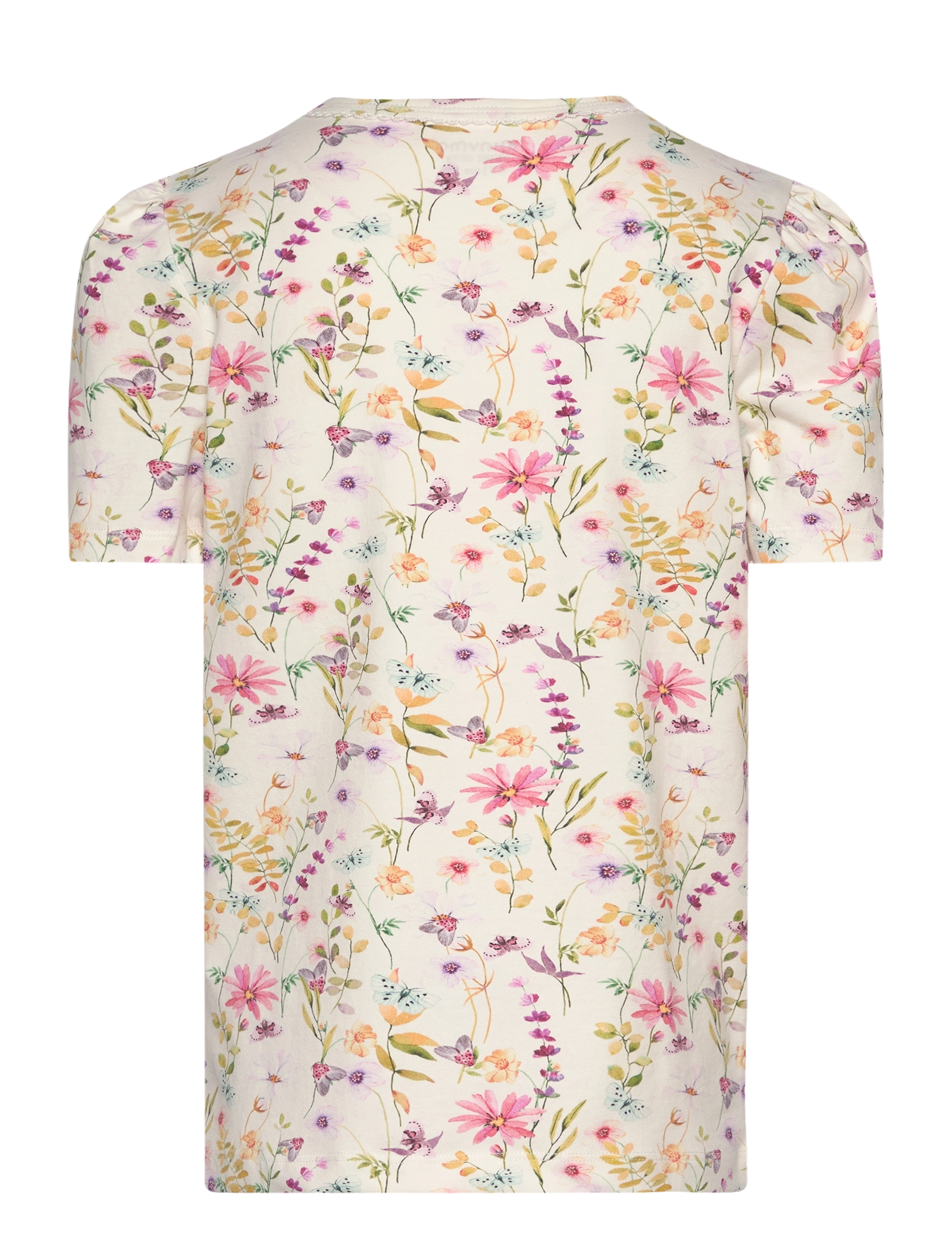 Minymo - T-shirt SS AOP - pristine - 1