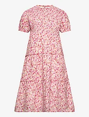 Minymo - Dress SS AOP w. Lining - kortärmade vardagsklänningar - pink dogwood - 0