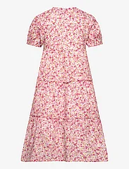 Minymo - Dress SS AOP w. Lining - kortärmade vardagsklänningar - pink dogwood - 1