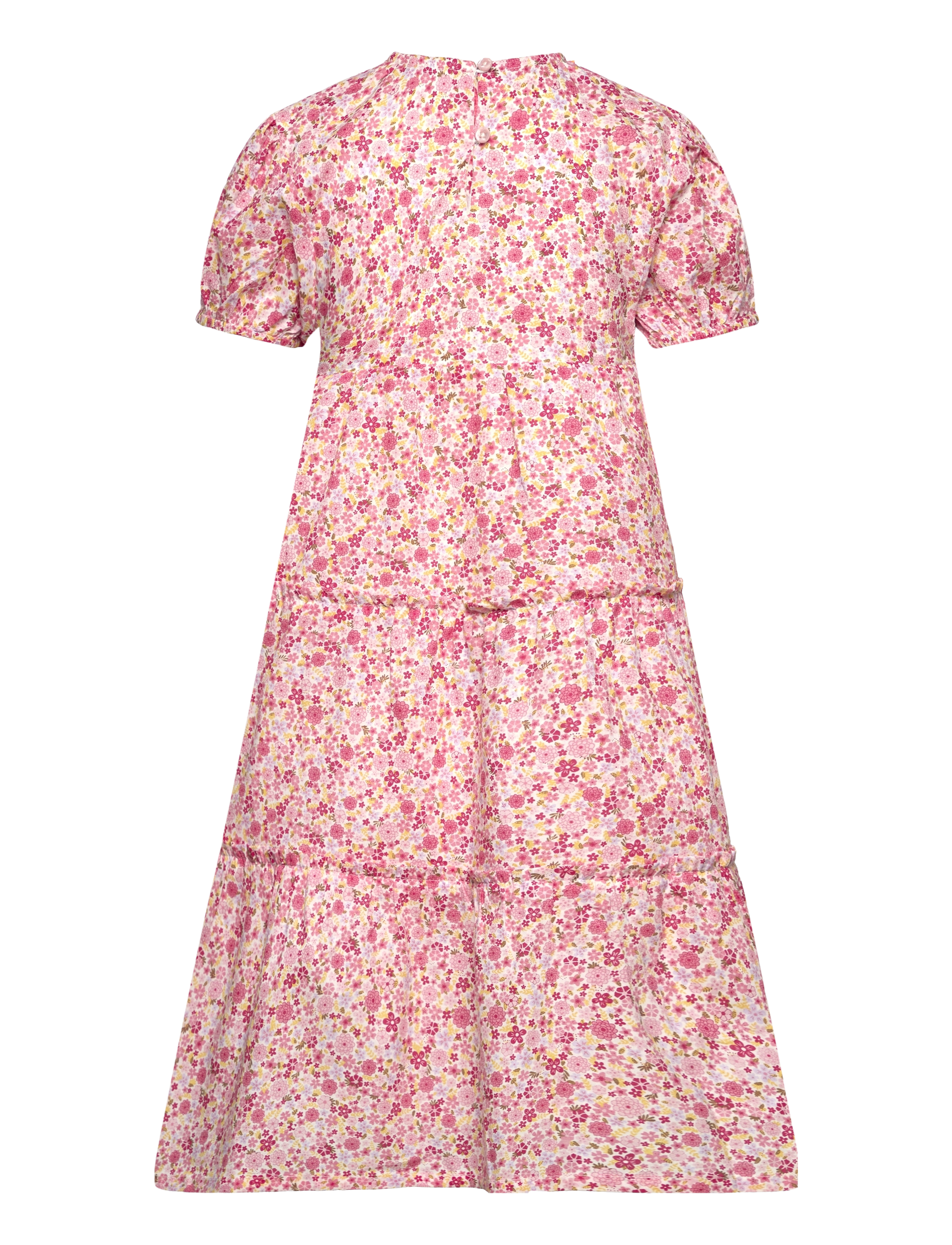 Minymo - Dress SS AOP w. Lining - pink dogwood - 1