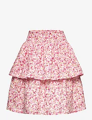 Minymo - Skirt AOP w. Lining - korta kjolar - pink dogwood - 0