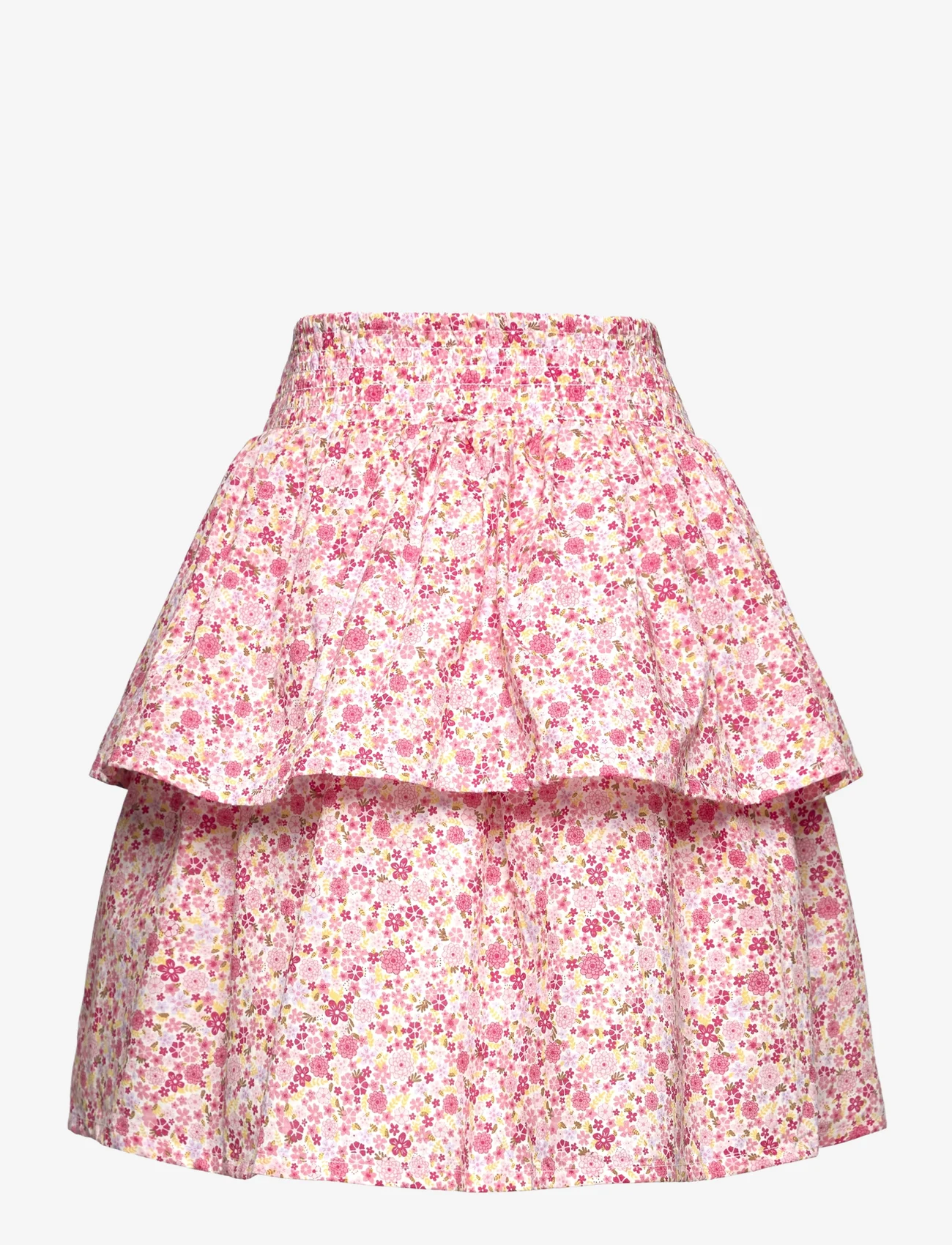 Minymo - Skirt AOP w. Lining - korta kjolar - pink dogwood - 1