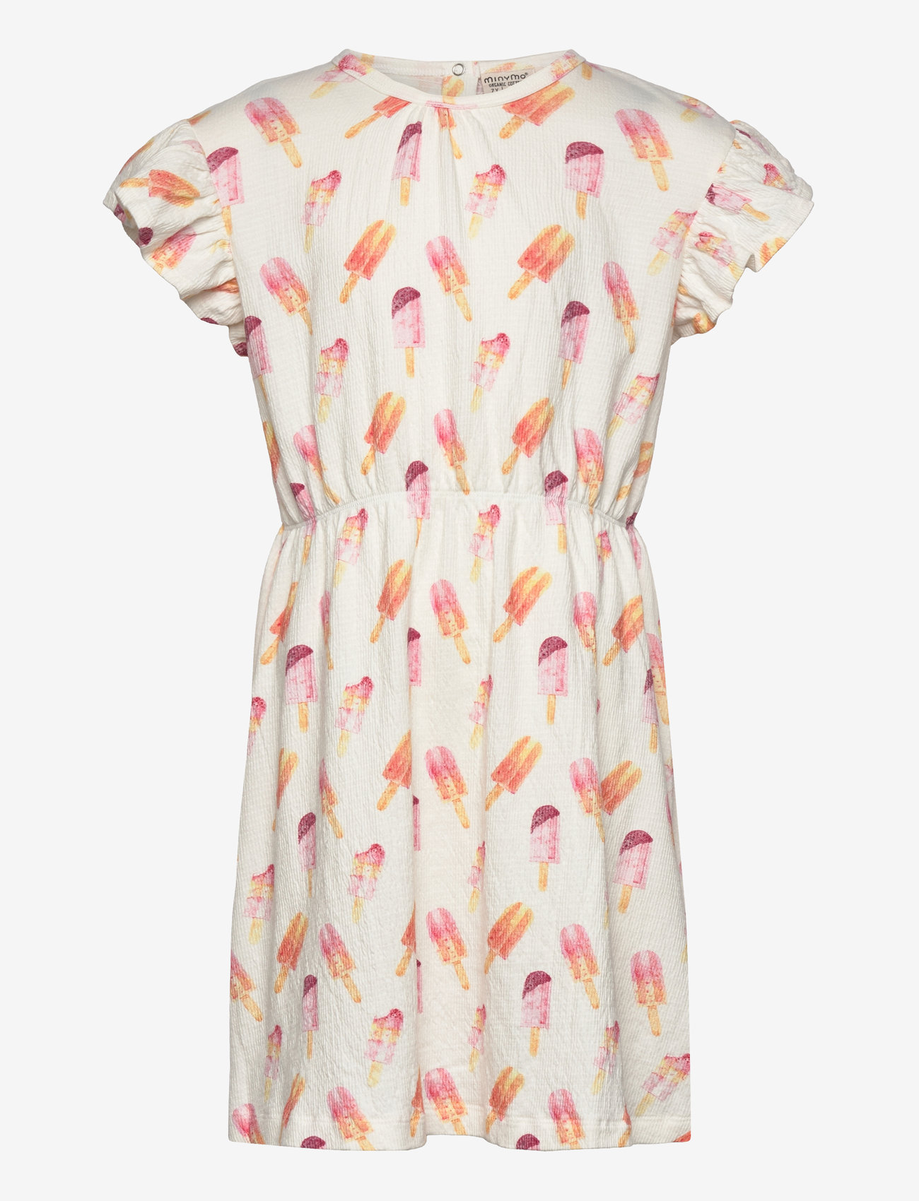 Minymo - Dress SS AOP - pristine - 0