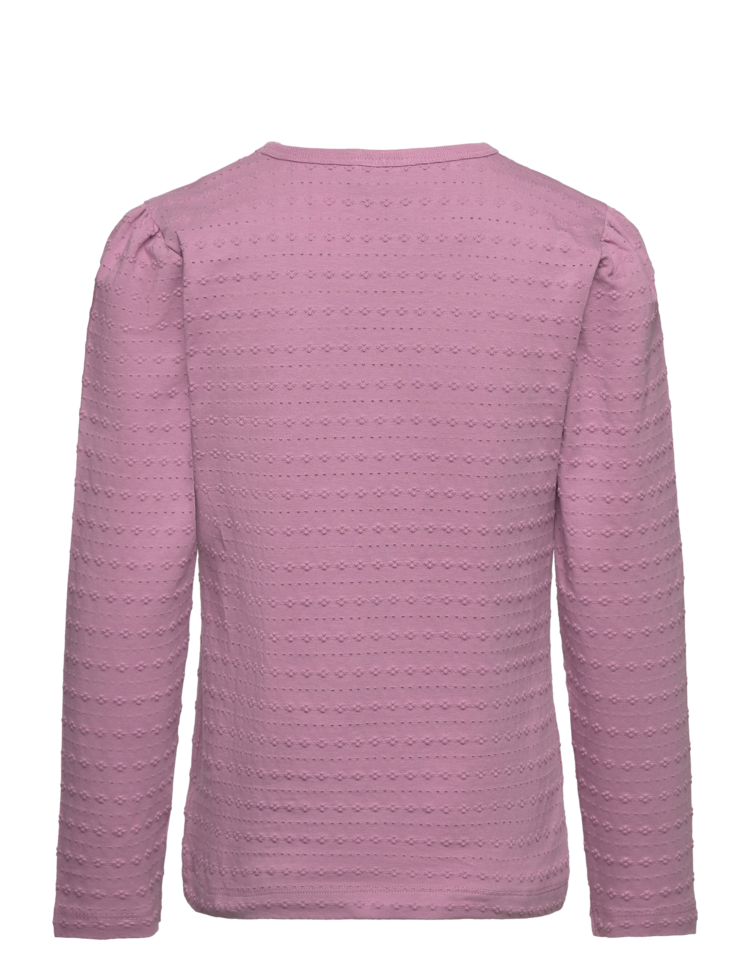 Minymo - T-shirt LS Jaquard - orchid haze - 1