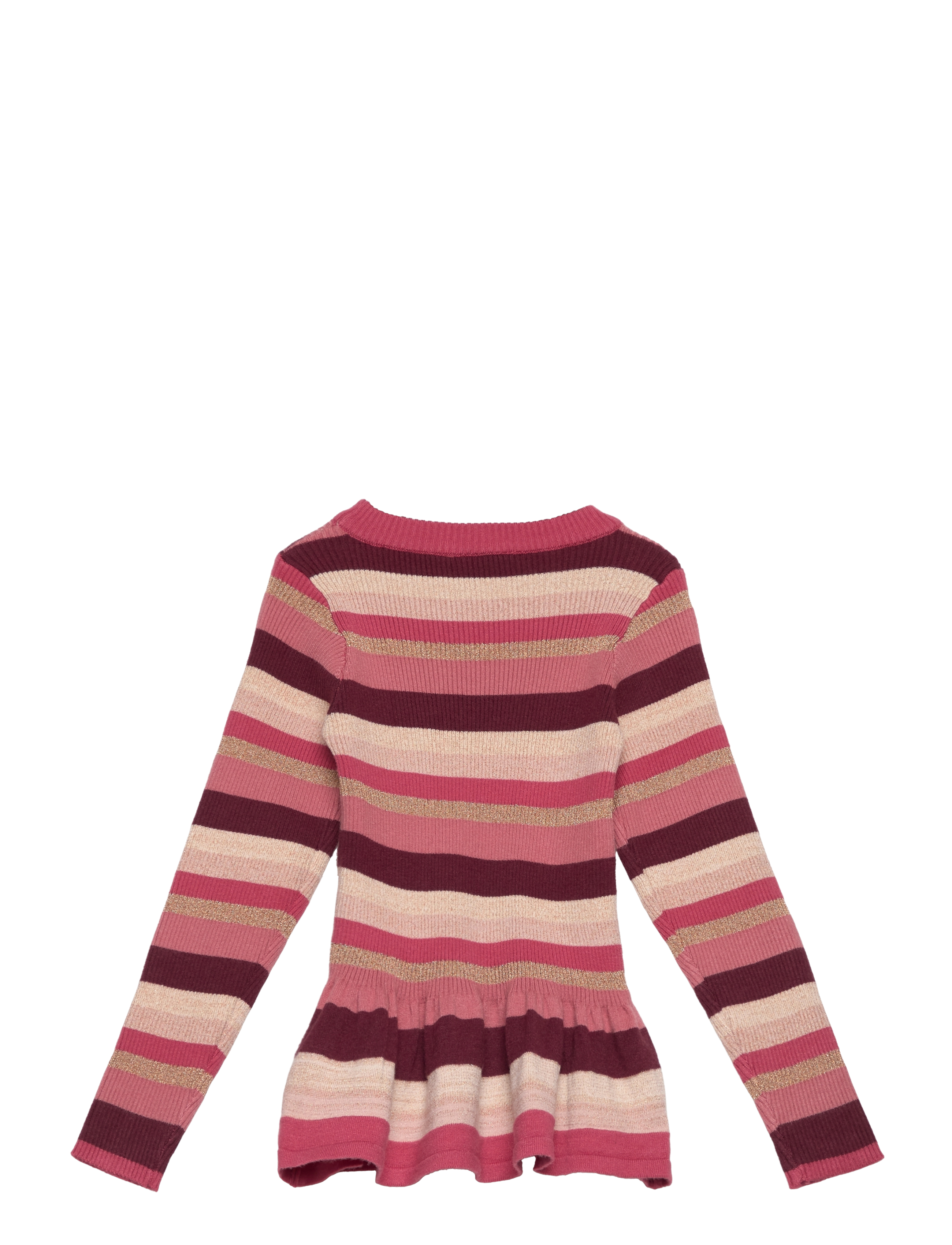 Minymo - T-shirt LS Y/D Knit - dusty rose - 1