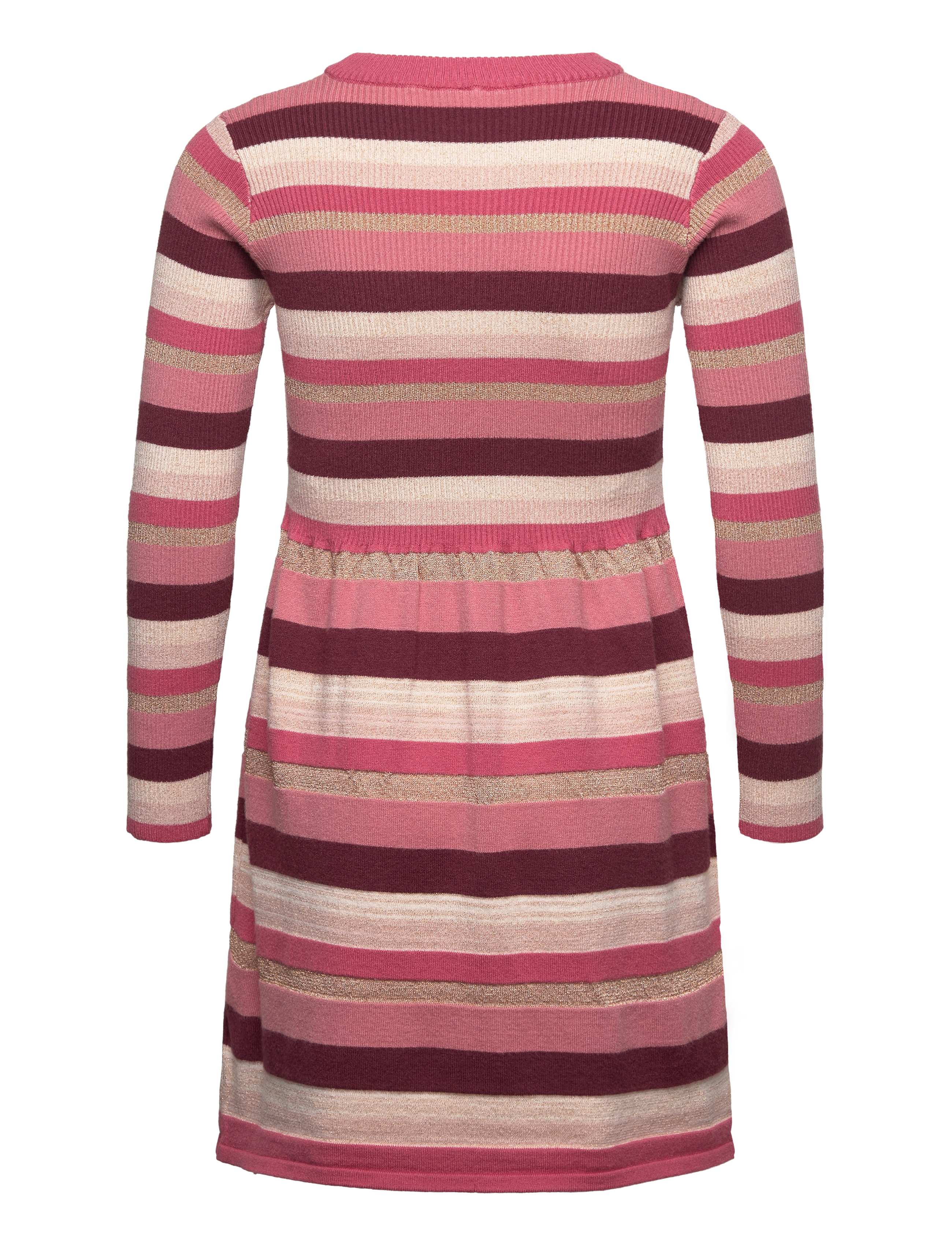 Minymo - Dress LS Y/D Knit - dusty rose - 1