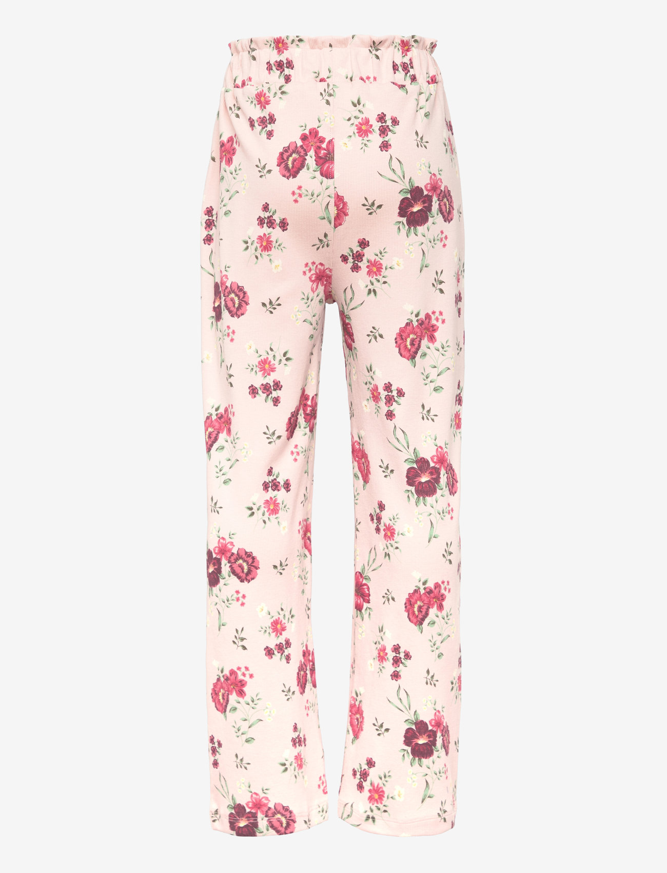 Minymo - Pants AOP Rib - autumn clothing - sepia rose - 1