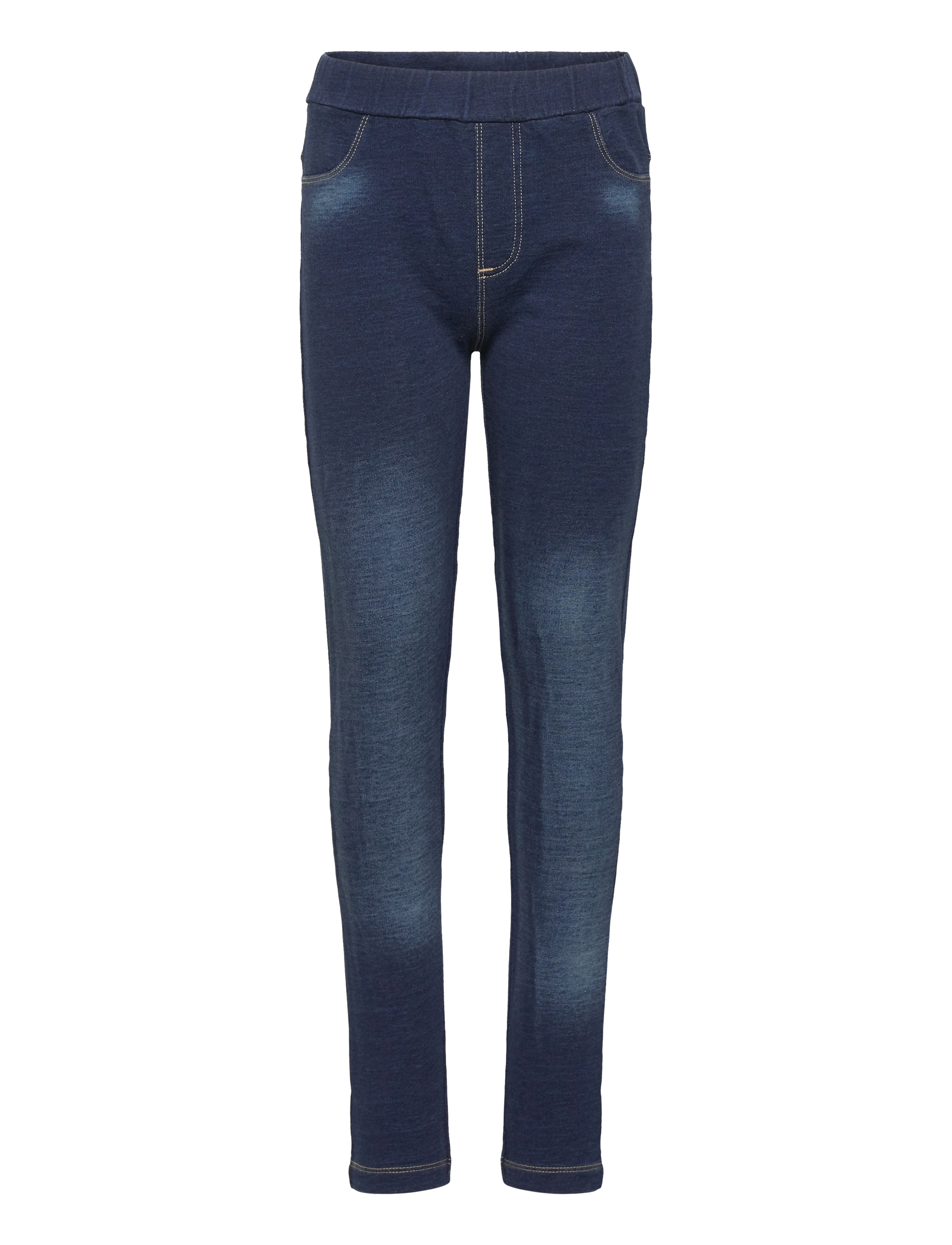 Minymo Leggings Sweat Denim, Børn, Jeggings, Navy, Str: 86