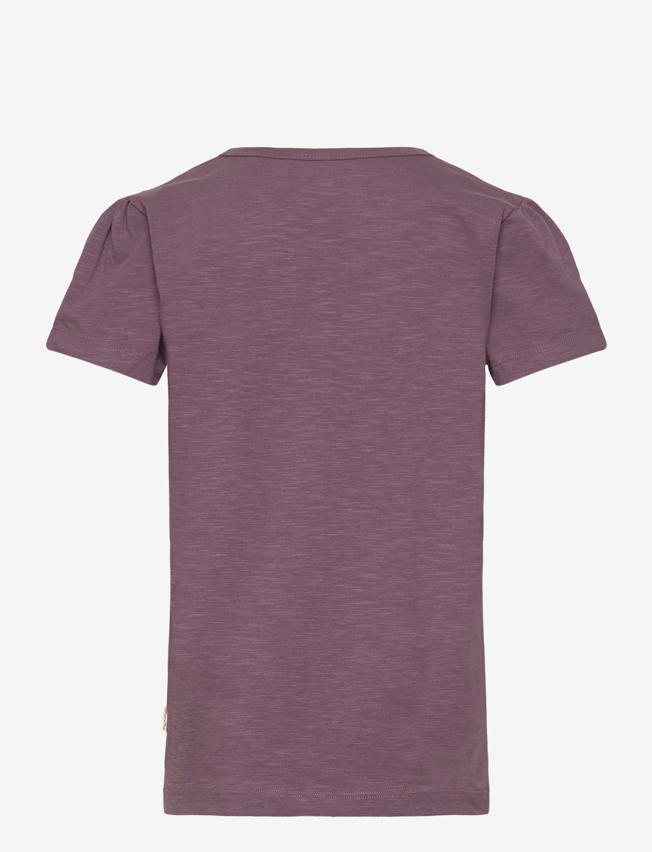 Minymo - T-shirt SS - black plum - 1