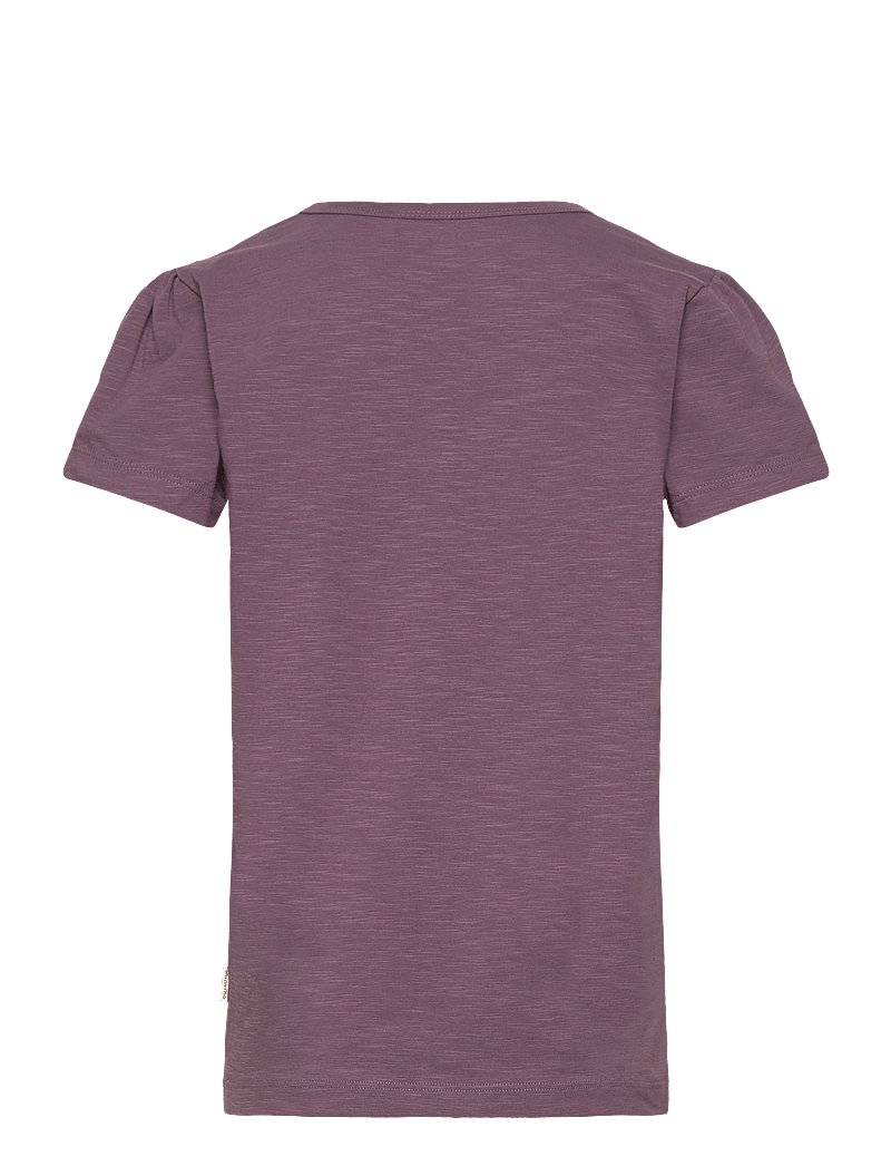Minymo - T-shirt SS - kortærmede t-shirts - black plum - 1