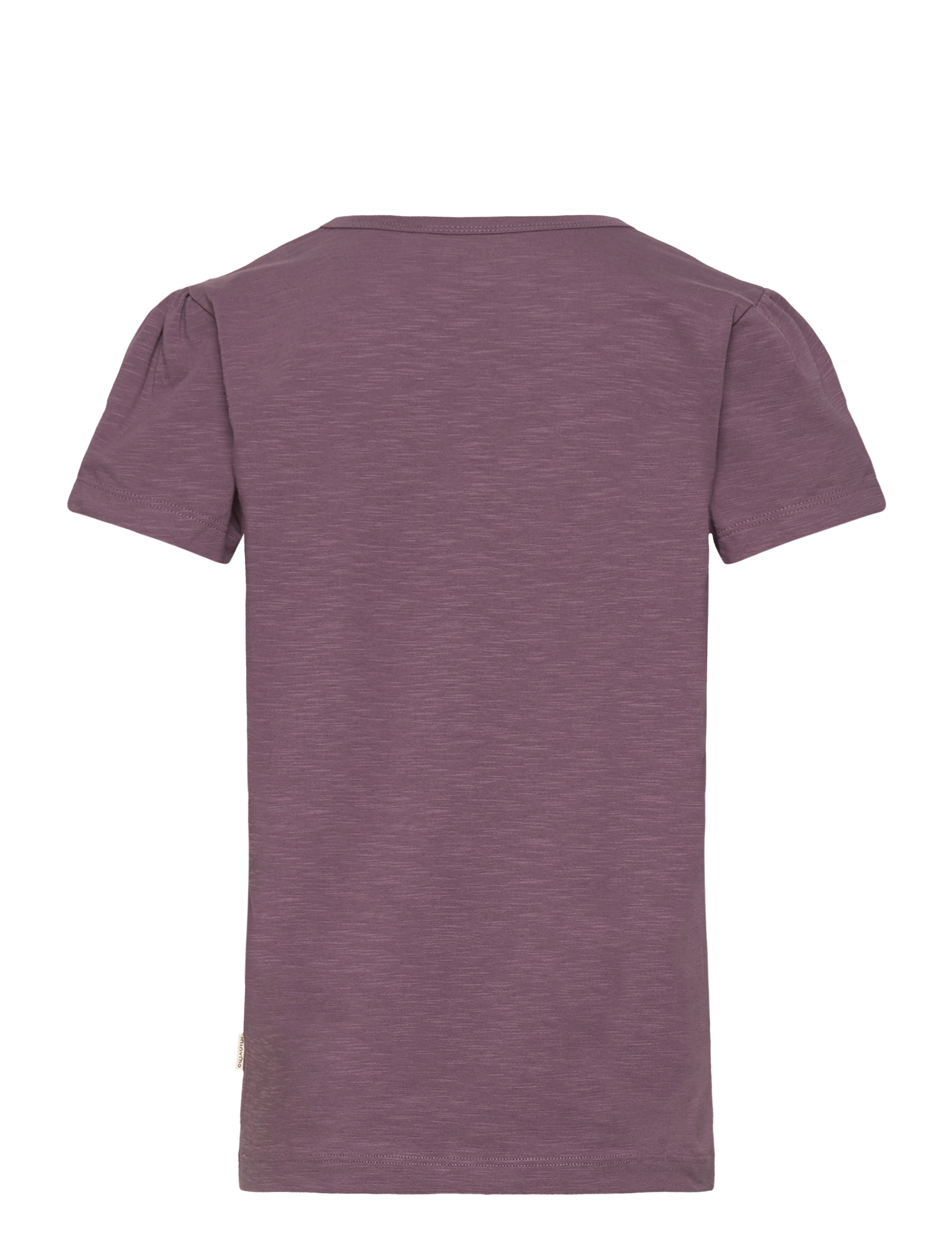 Minymo - T-shirt SS - black plum - 1