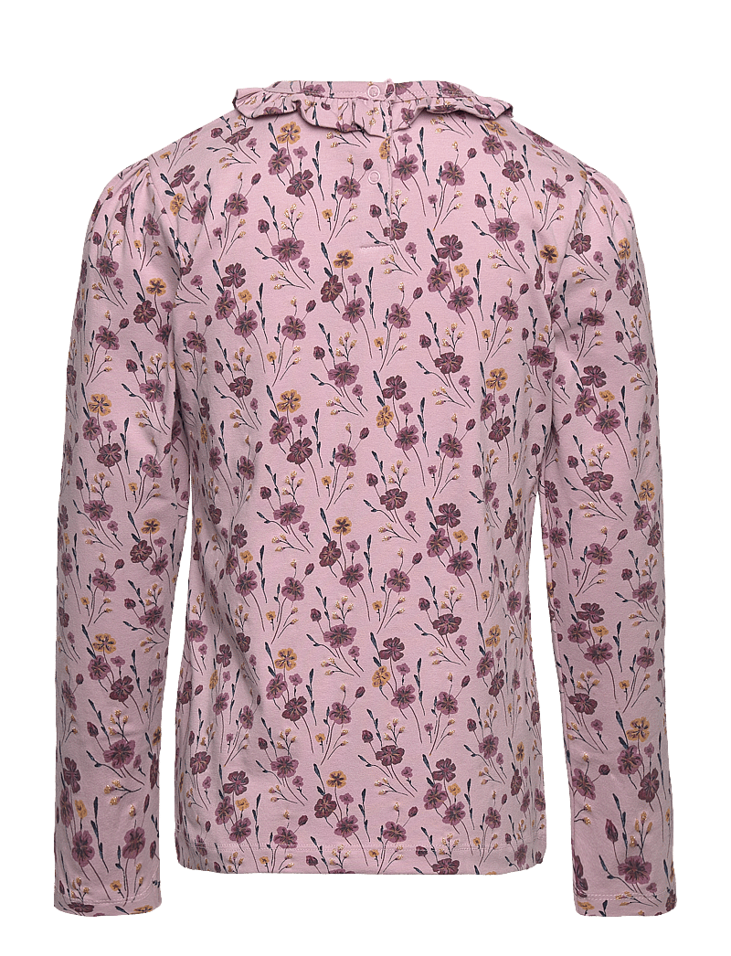 Minymo - T-shirt LS AOP - langärmelig - dawn pink - 1