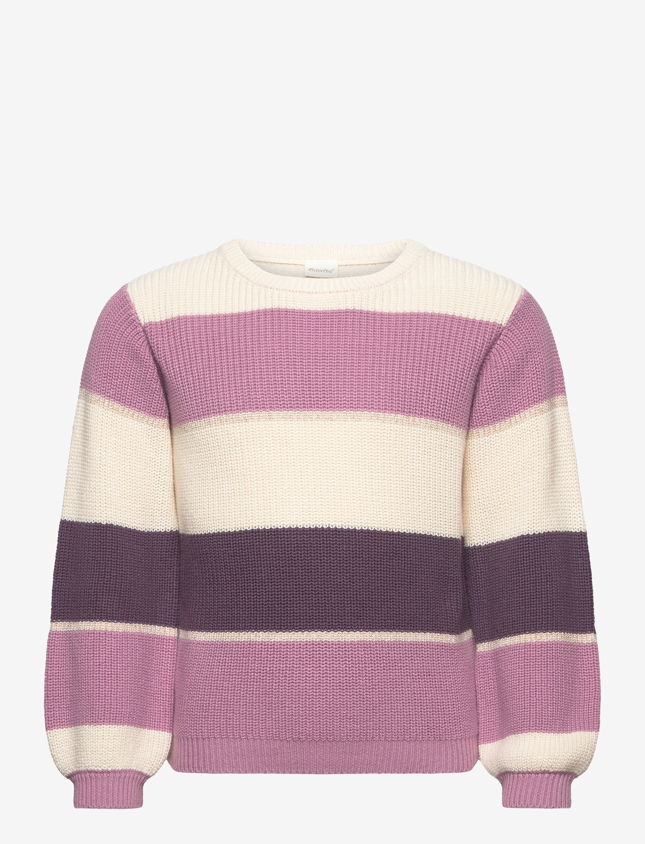 Minymo - Pullover LS Knit - herbstliche kleidung - orchid haze - 0