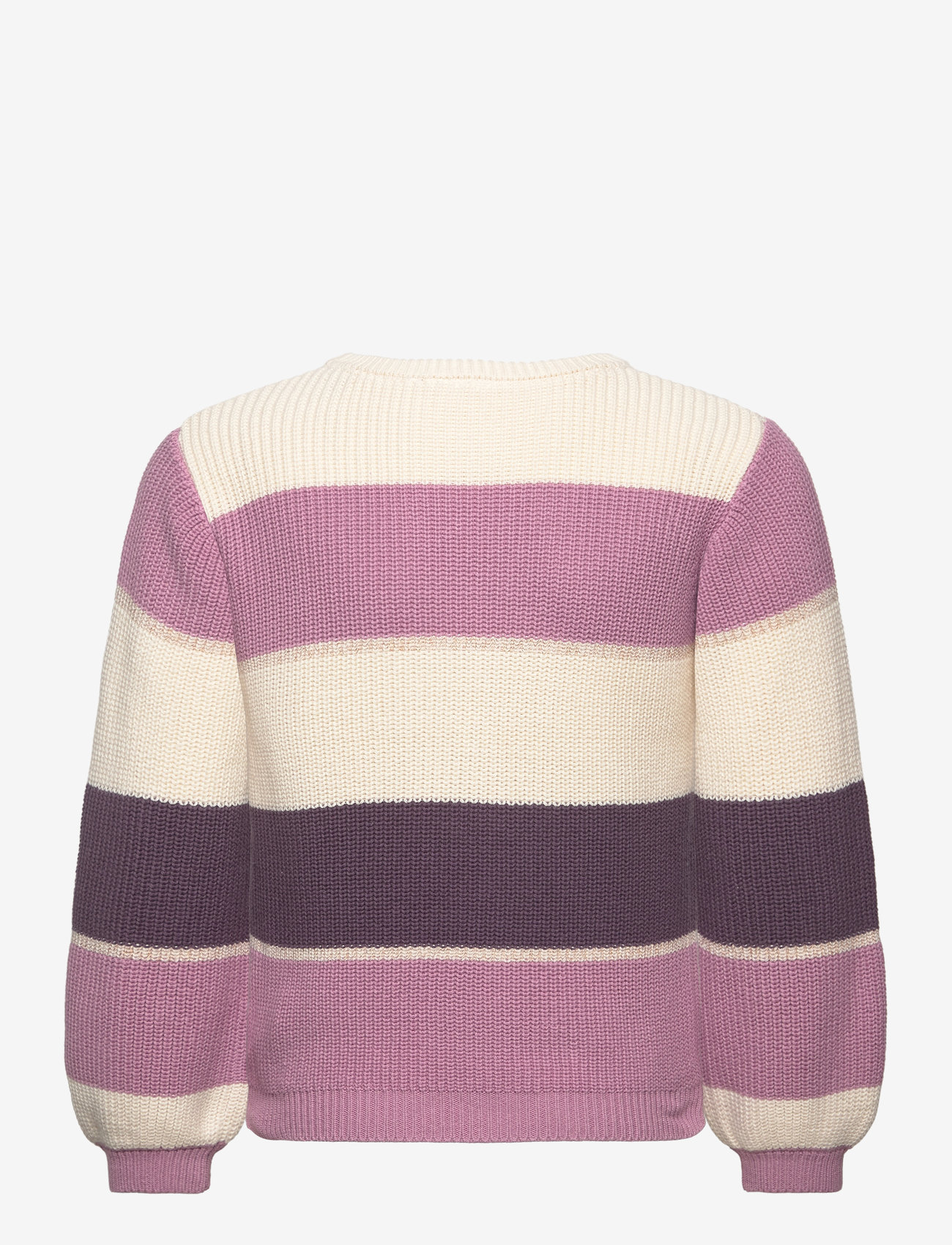 Minymo - Pullover LS Knit - herbstliche kleidung - orchid haze - 1