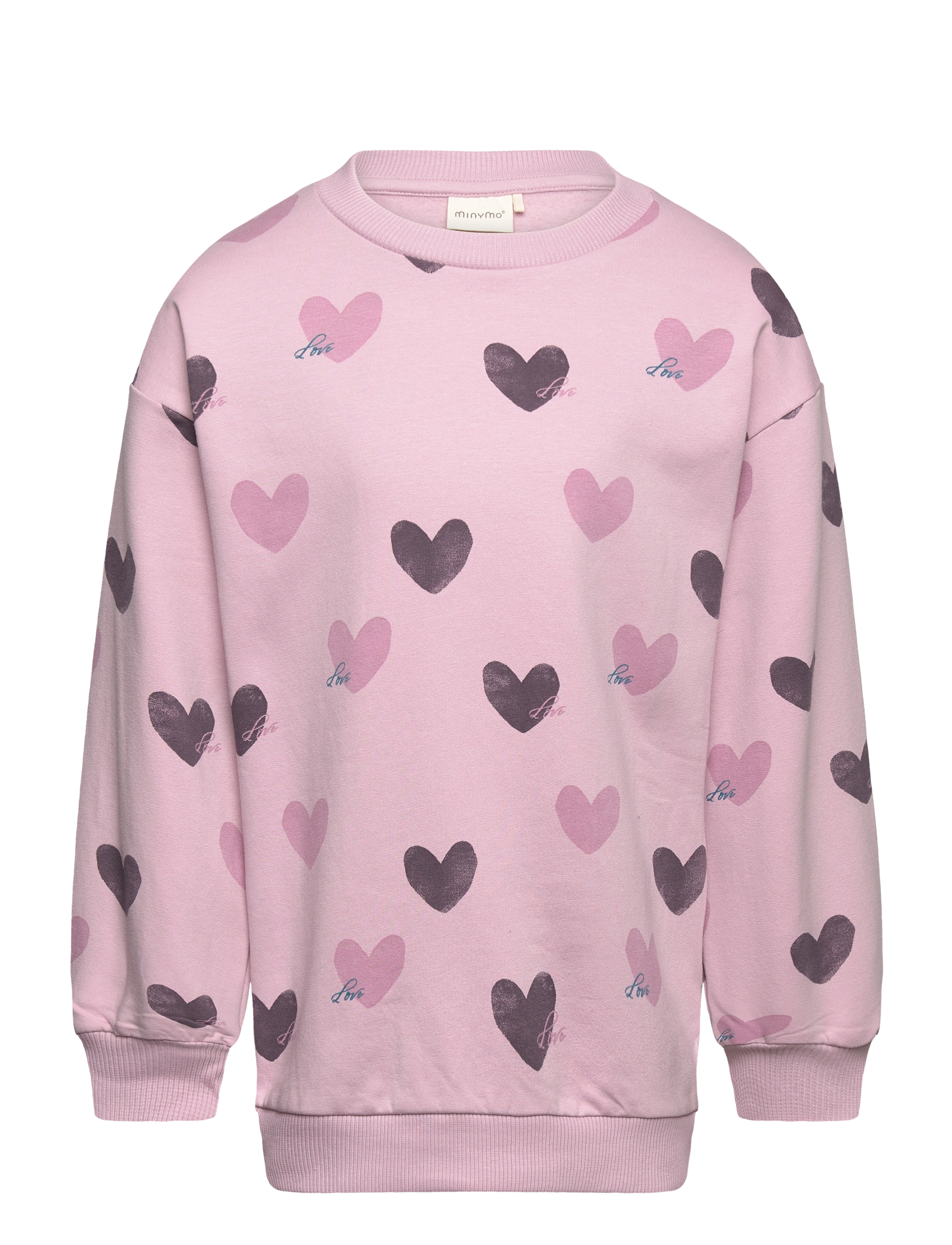 Minymo - Sweatshirt LS AOP - dawn pink - 0