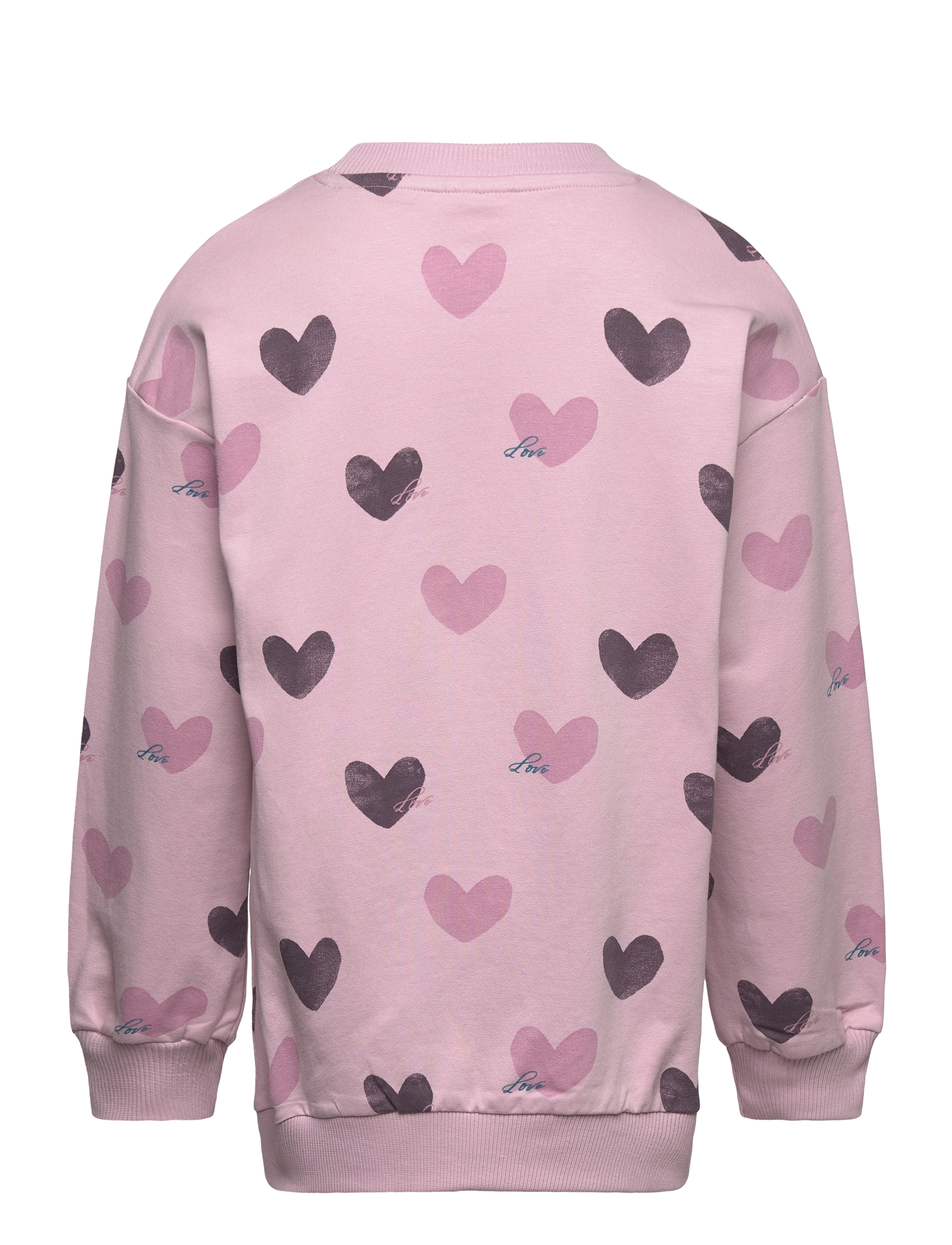 Minymo - Sweatshirt LS AOP - dawn pink - 1