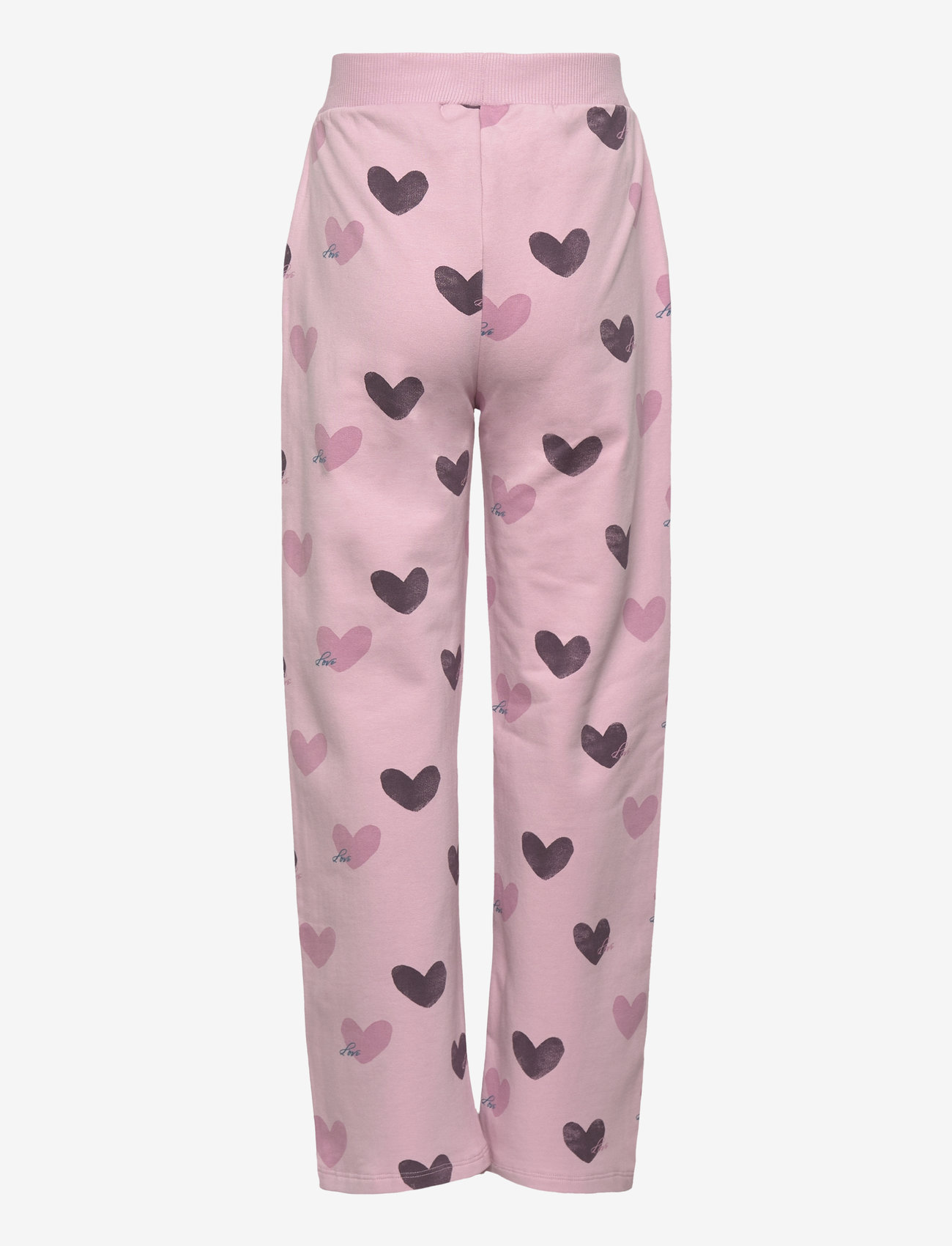 Minymo - Pants sweat AOP - autumn clothing - dawn pink - 1