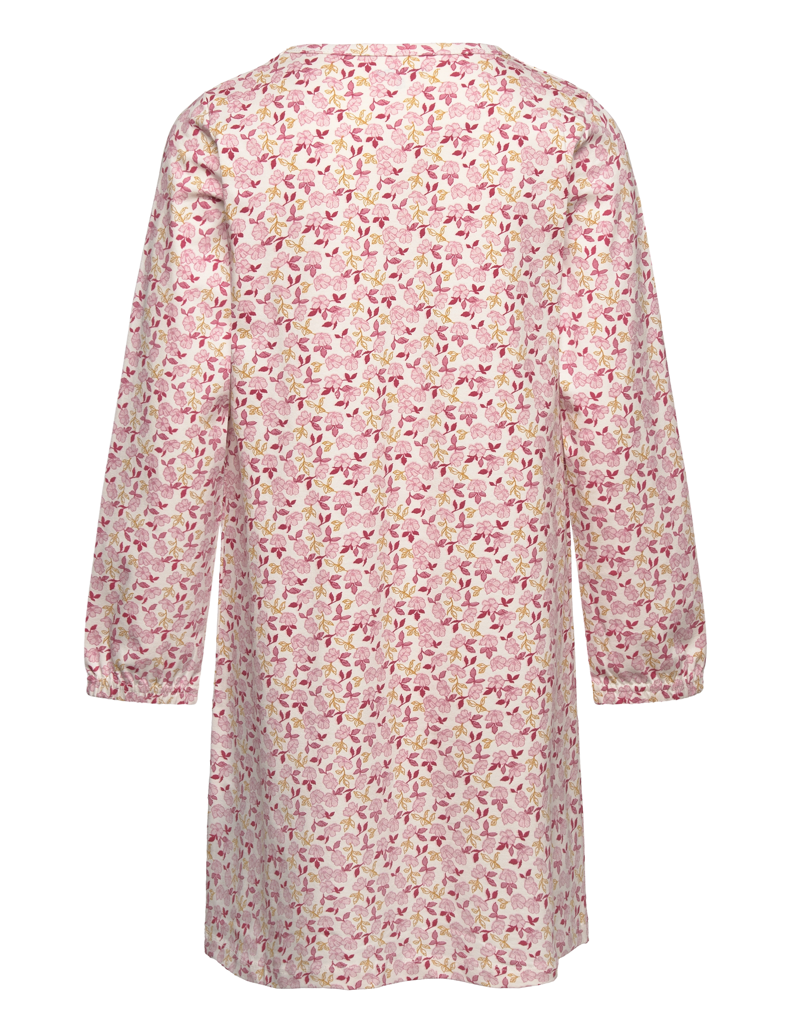 Minymo - Nightdress LS AOP - langærmede hverdagskjoler - eggnog - 1