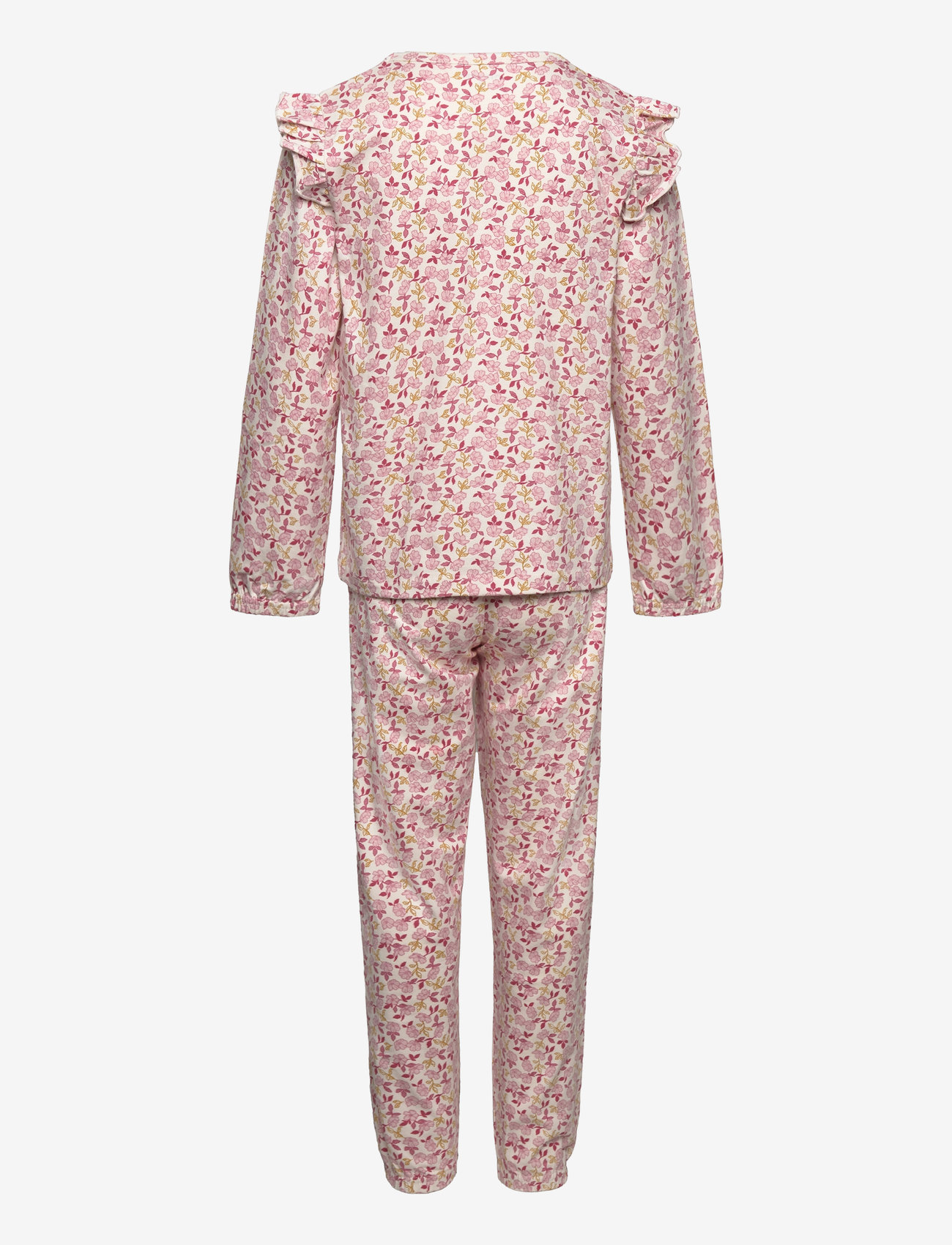 Minymo - Pyjamas LS Set AOP - eggnog - 1