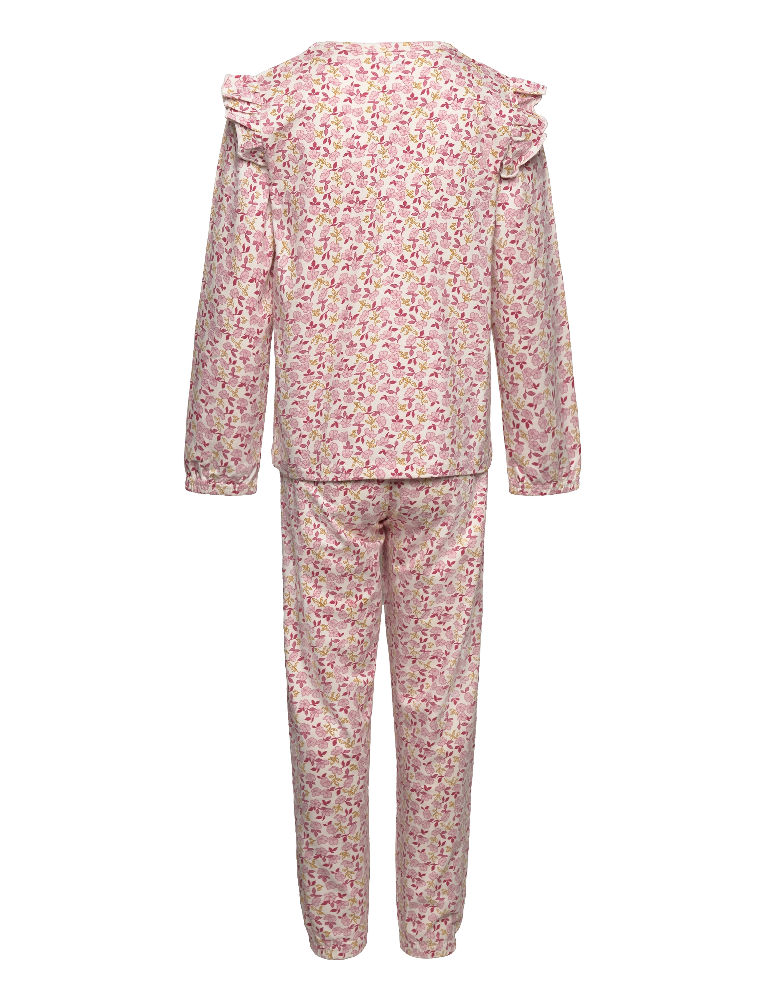 Minymo - Pyjamas LS Set AOP - eggnog - 1