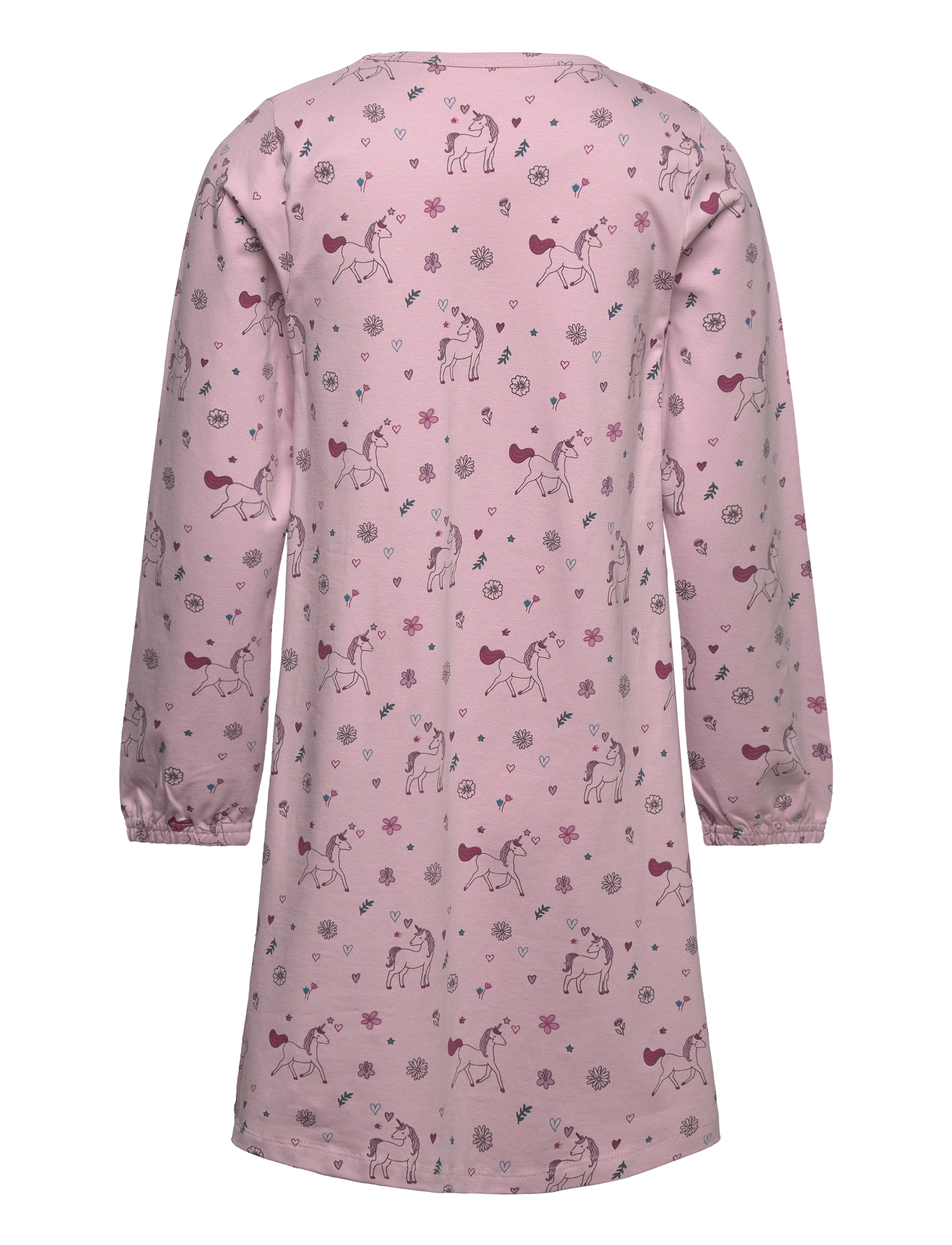 Minymo - Nightdress LS AOP - dawn pink - 1
