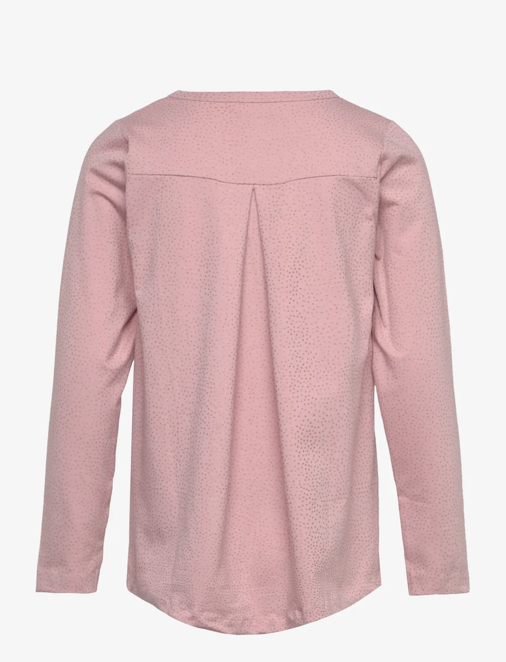 Minymo - Tunic LS w. Glitter - langærmede t-shirts - pale mauve - 1