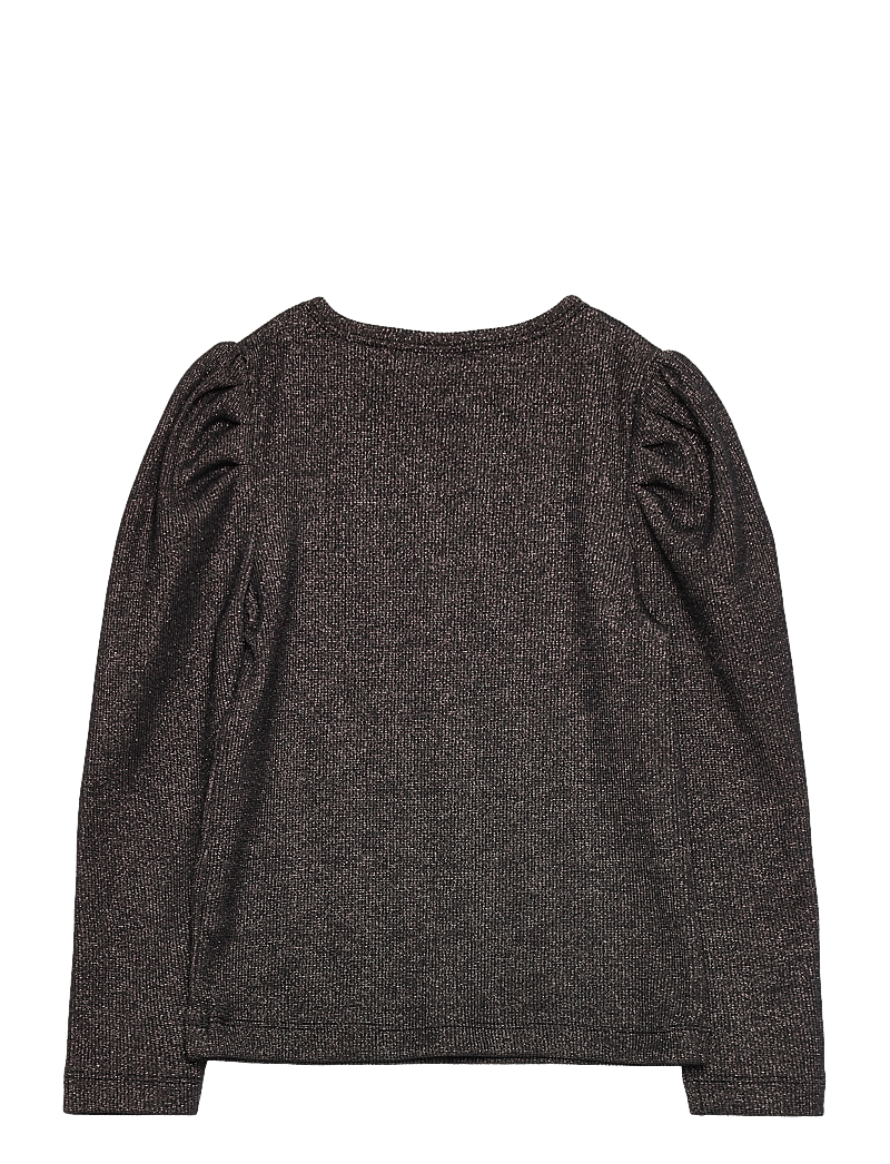 Minymo - T-shirt LS Glitter Rib - bluzki i tuniki - tap shoe - 1