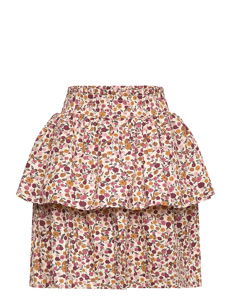 Minymo - Skirt AOP - short skirts - eggnog - 0