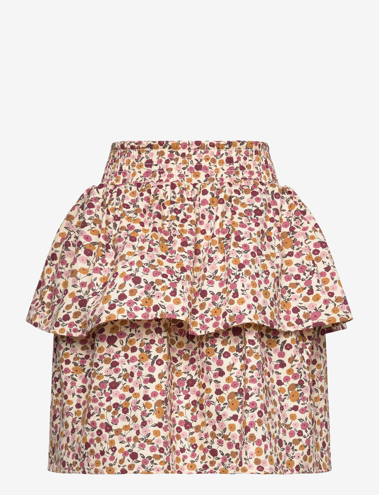 Minymo - Skirt AOP - korte nederdele - eggnog - 1