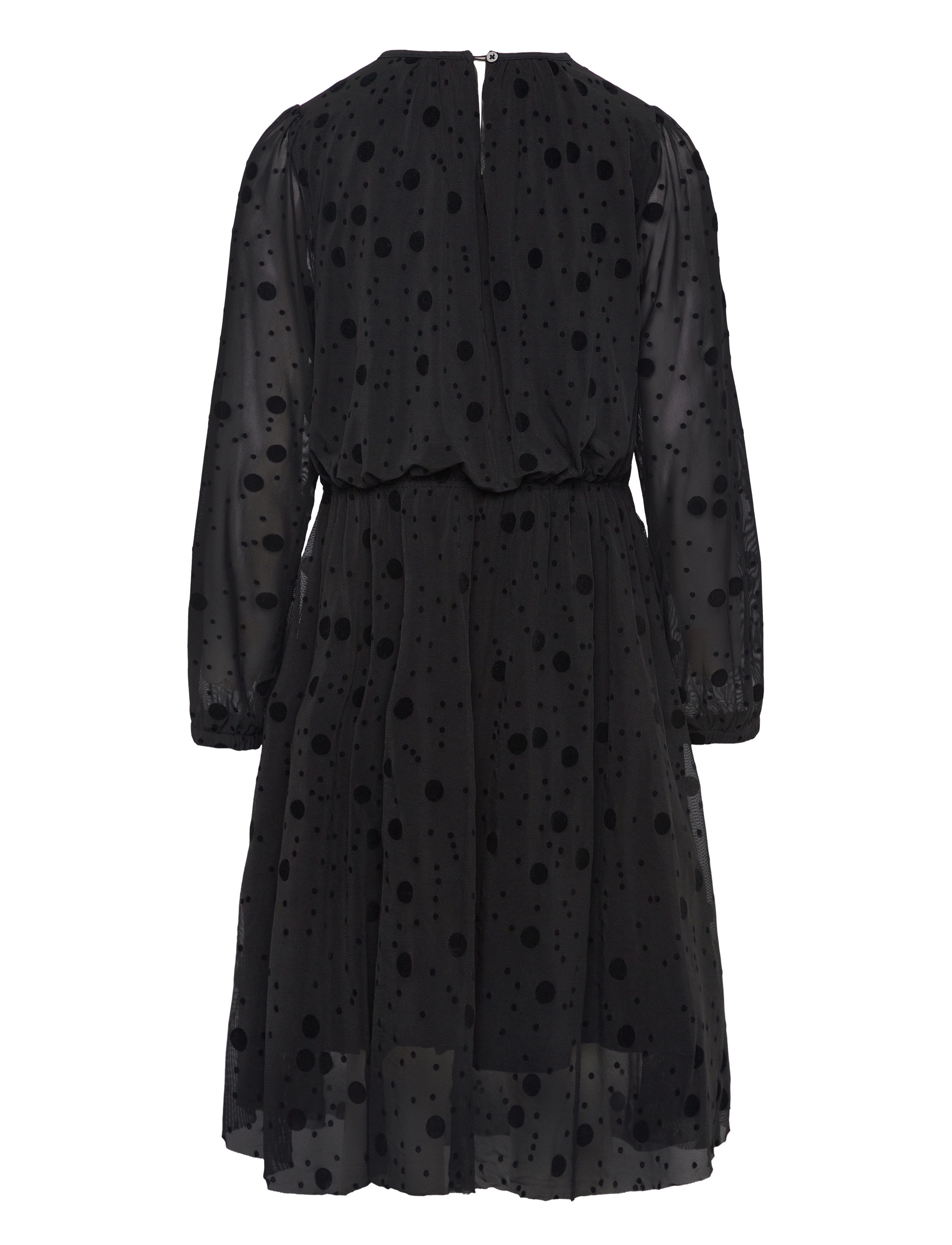 Minymo - Dress LS w. Flock - tap shoe - 1