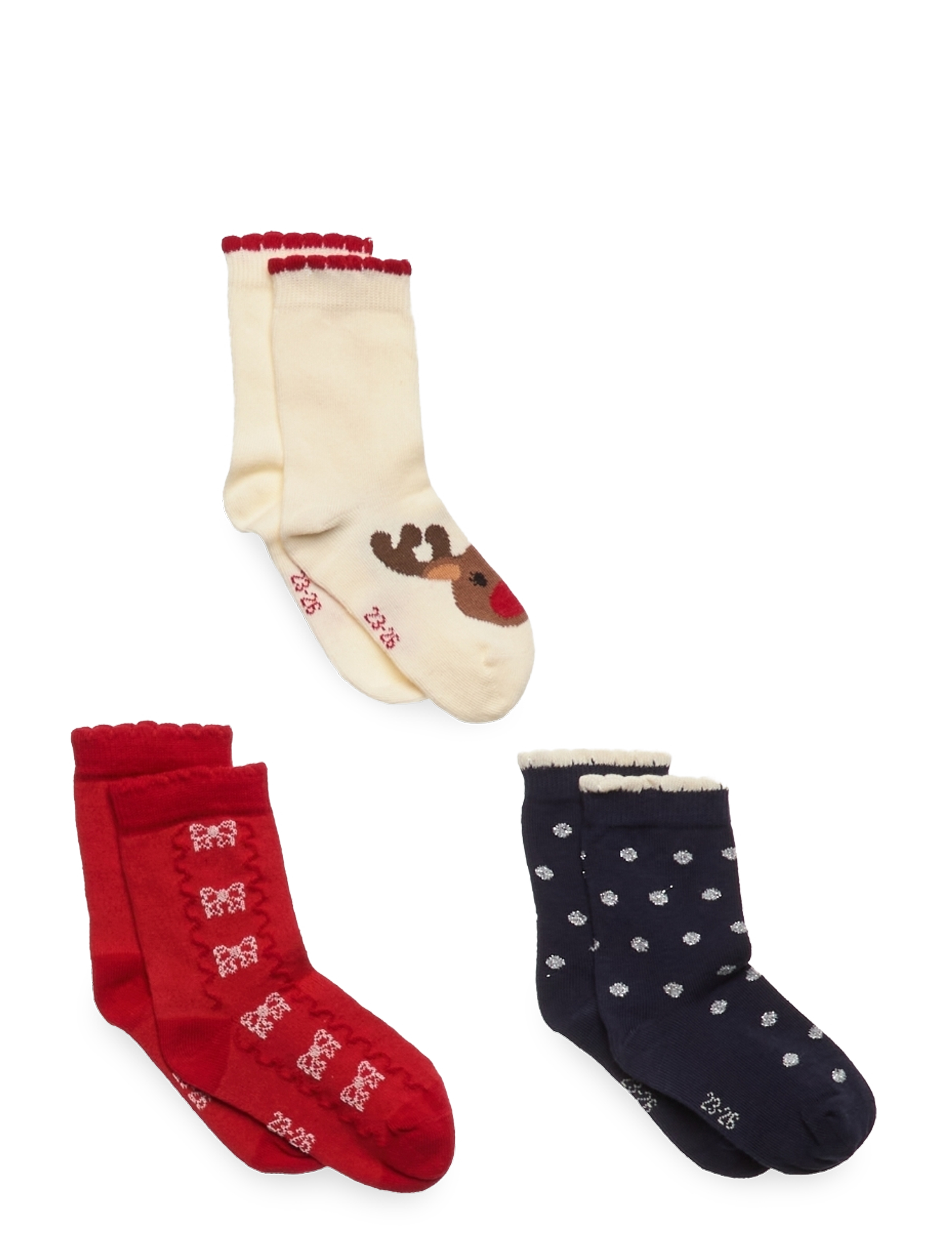 3-Pack Socks - RIO RED