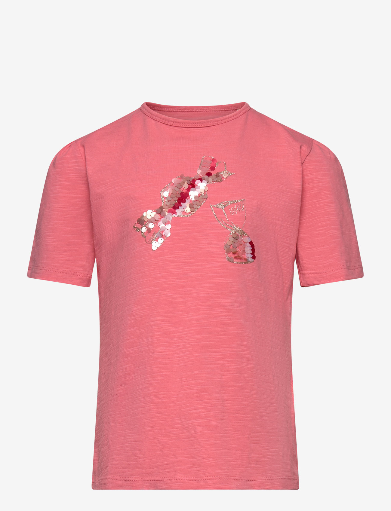 Minymo - T-shirt SS - kortärmade t-shirts - strawberry ice - 0
