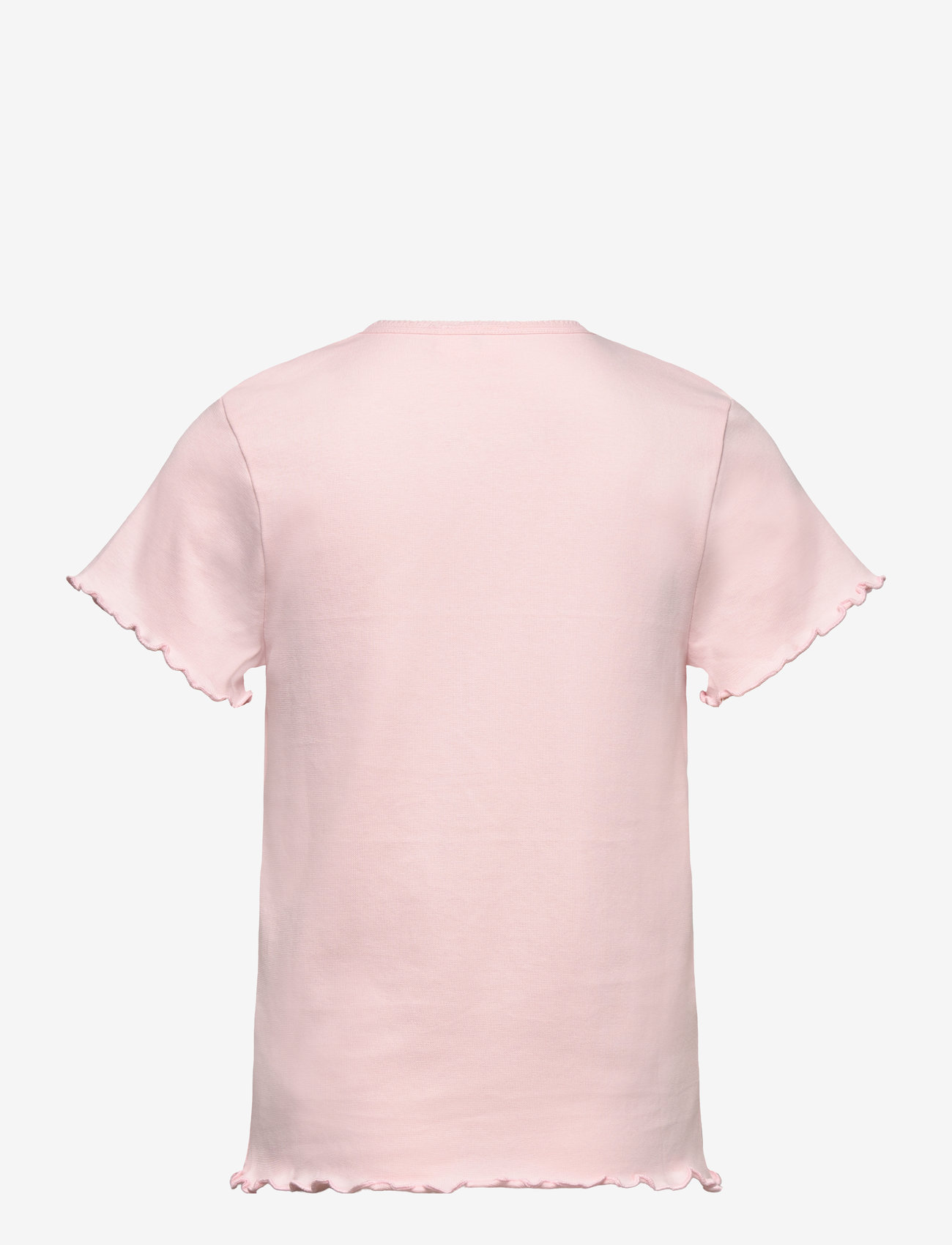 Minymo - T-shirt SS Rib - pink dogwood - 1
