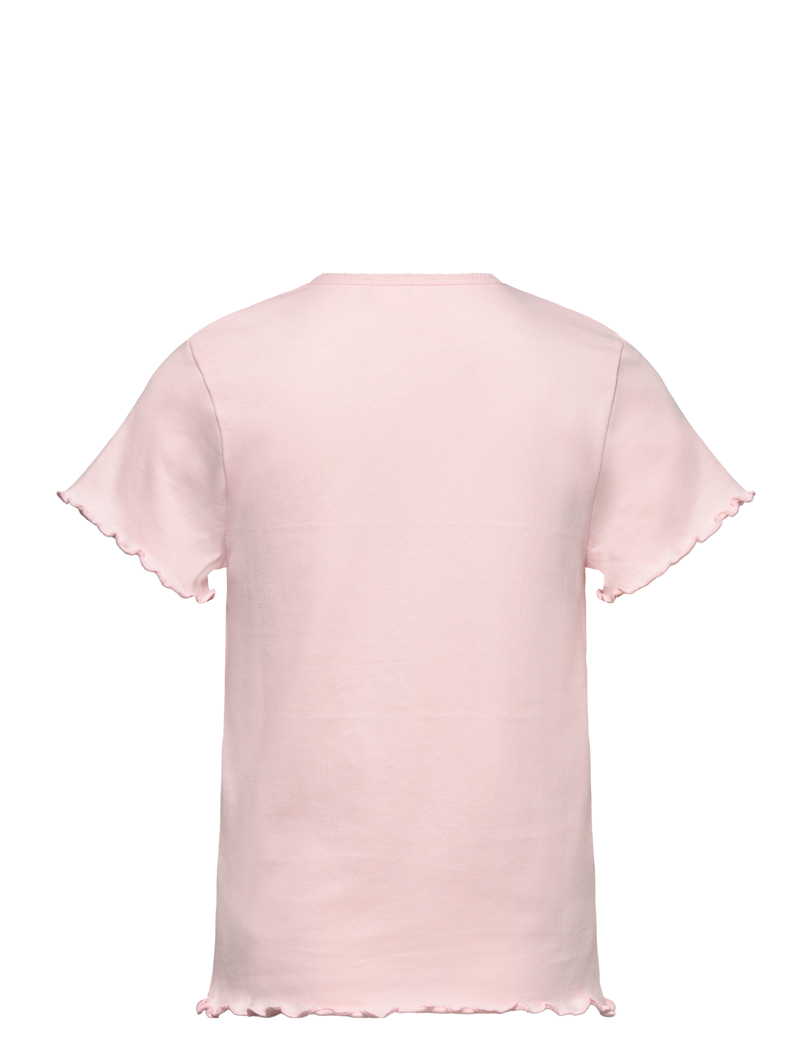 Minymo - T-shirt SS Rib - pink dogwood - 1