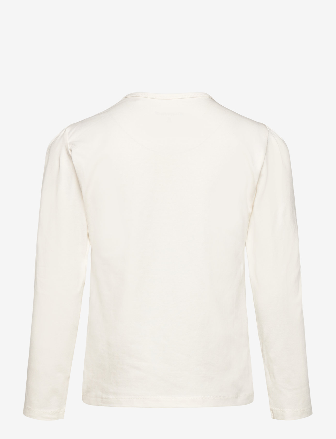 Minymo - T-shirt LS - langærmede t-shirts - marshmallow white - 1