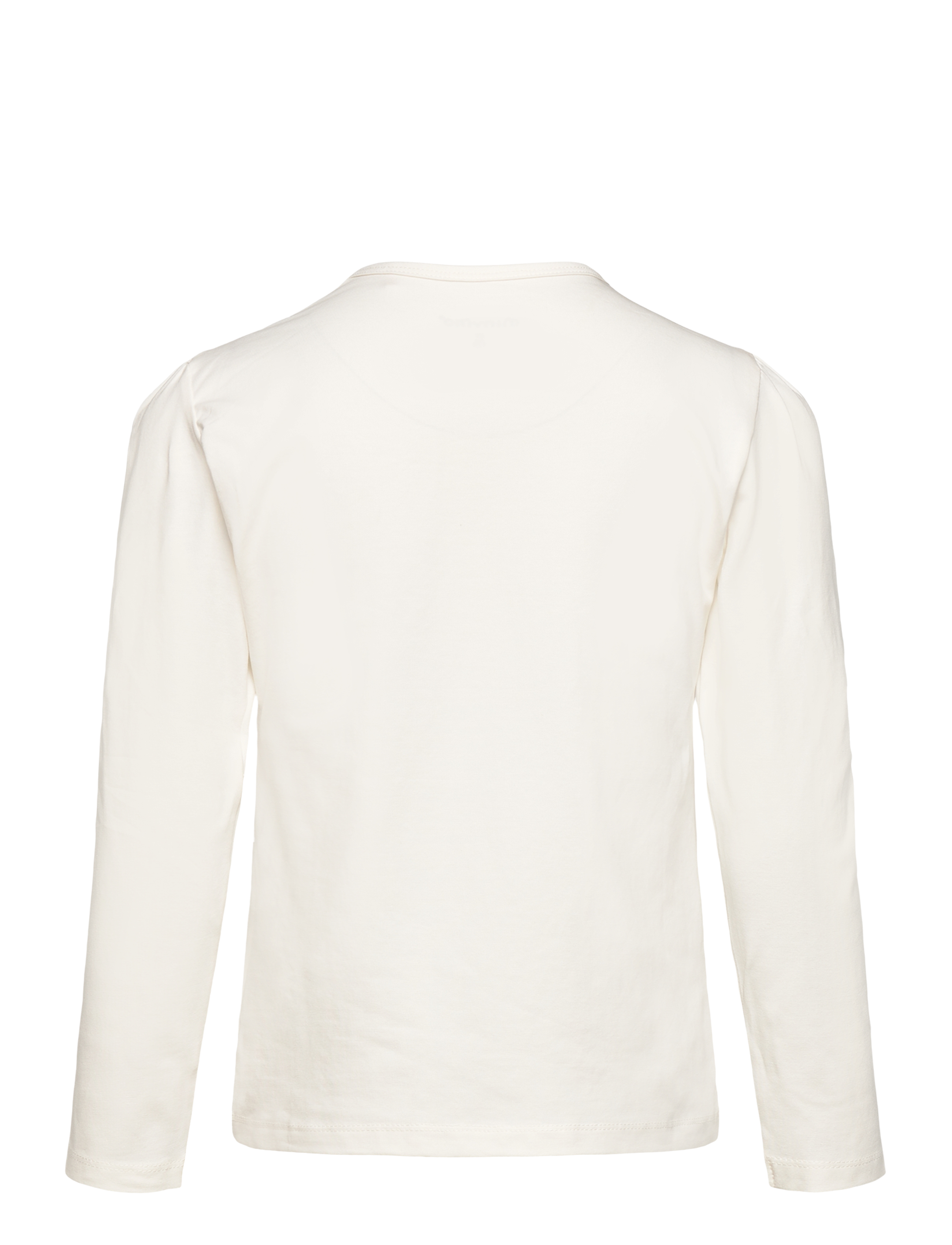 Minymo - T-shirt LS - long-sleeved t-shirts - marshmallow white - 1