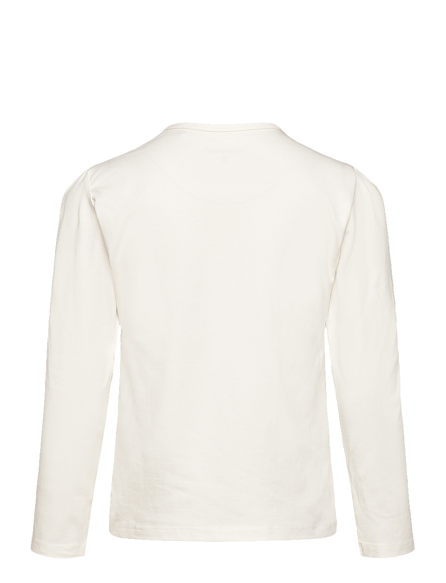 Minymo - T-shirt LS - langerma bolir - marshmallow white - 1