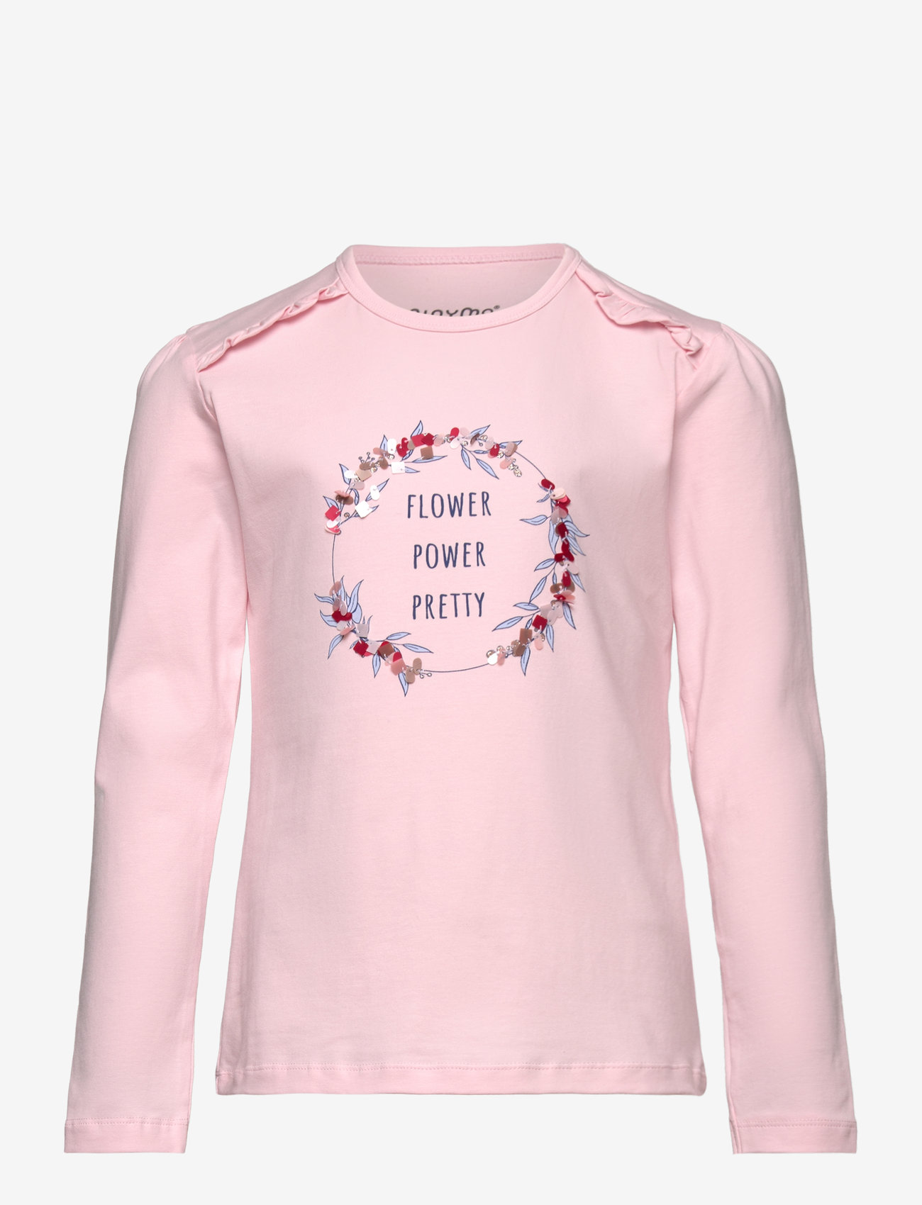 Minymo - T-shirt LS - langærmede t-shirts - pink dogwood - 0